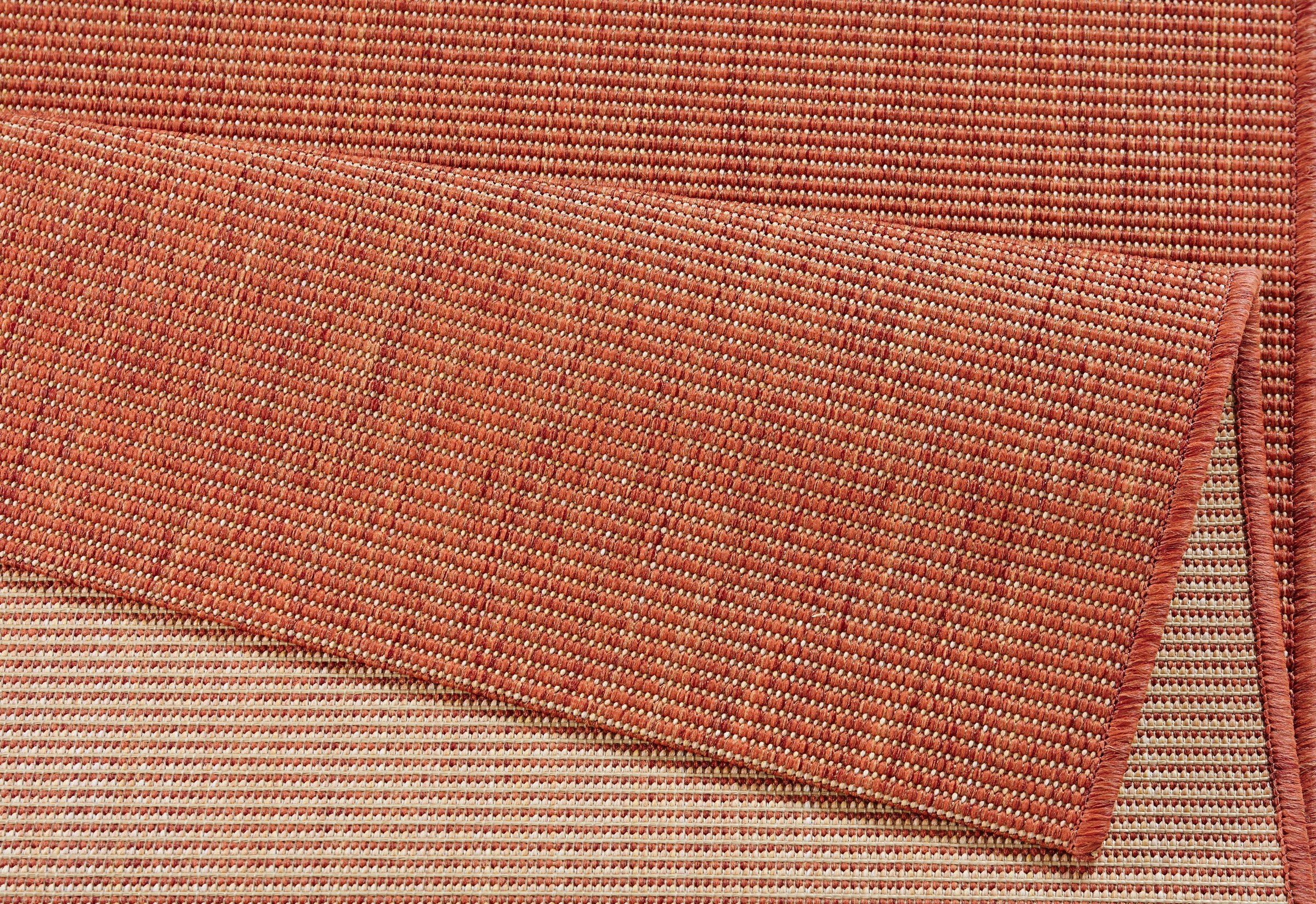 HANSE Home Teppich »Match«, rechteckig, 8 mm Höhe, In-& Outdoor, Kurzflor, Läufer, Modern, Unifarben, Wohnzimmer, Balkon