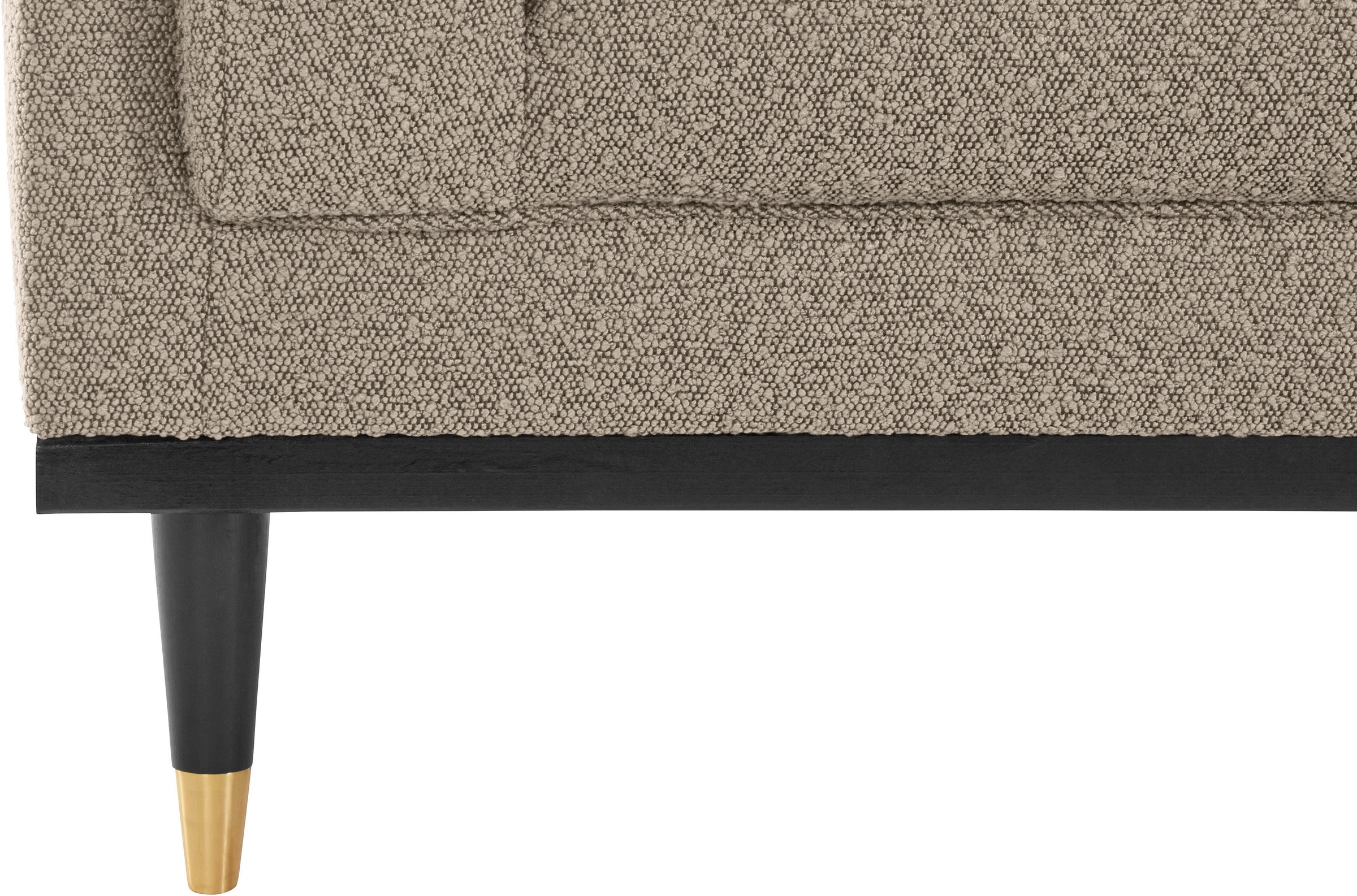 Home affaire 3-Sitzer »Chamby New« im Bouclé-Strukturbezug mit Steppung im Lehnenbereich