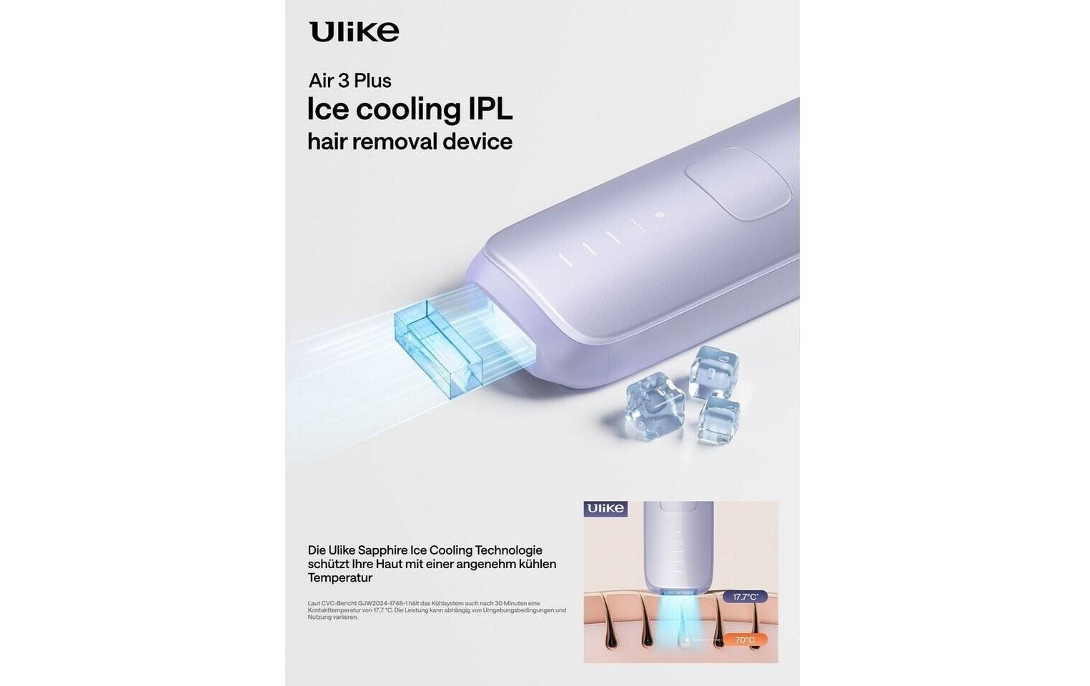   Épilateur IPL »Ulike IPL-Haarentferner Air 3 Plus Lila«