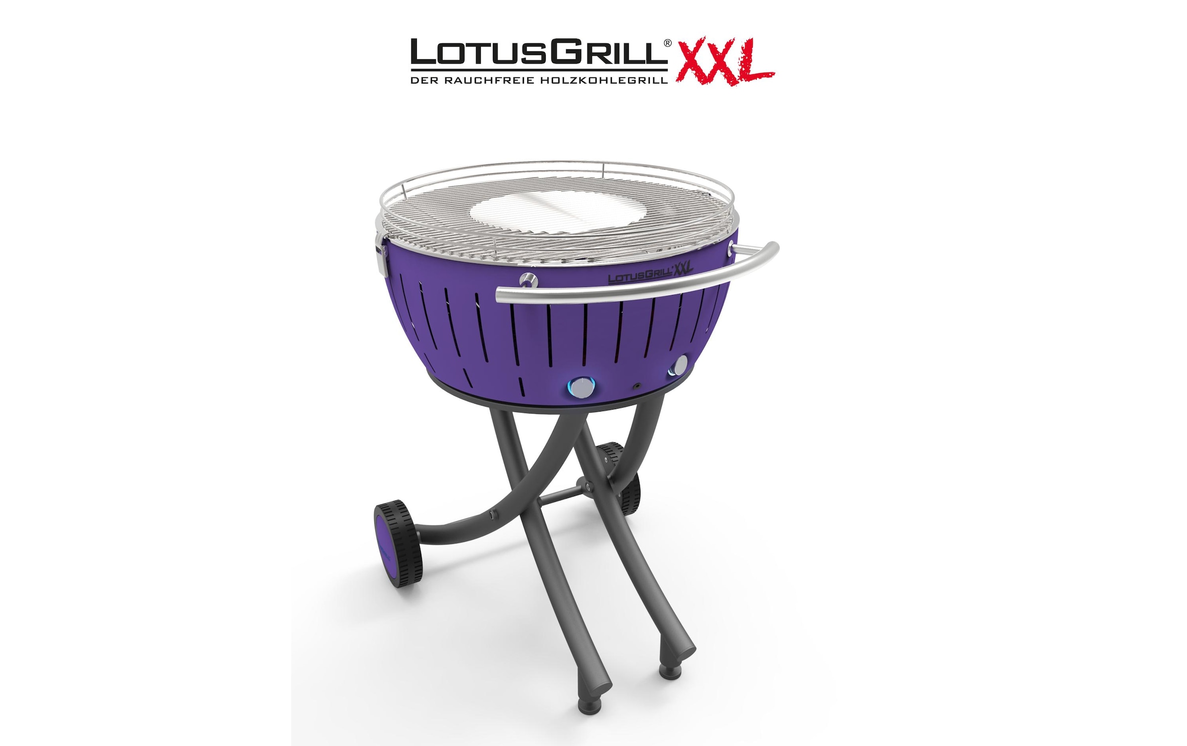 LotusGrill Holzkohlegrill »XXL Pflaumenlila«