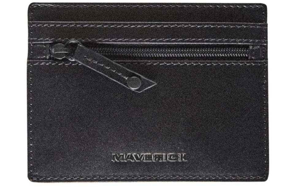 Image of Geldbörse "Maverick All Black 11,5 x 8,7 cm, Schwarz"