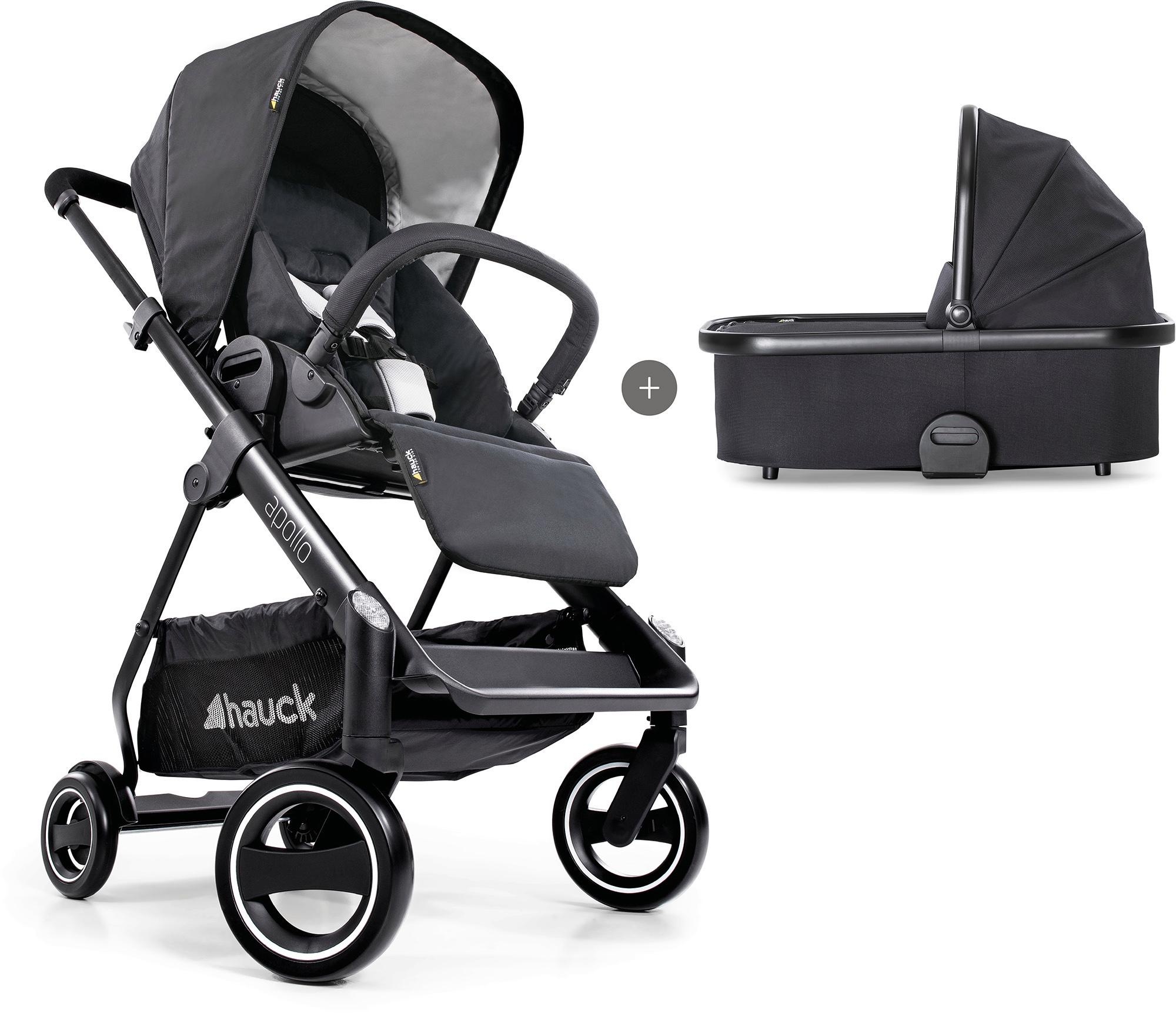 Image of Hauck Sportbuggy »Apollo Duo Set, caviar«, inkl. Babywanne und Beindecke, Sport-Kinderwagen bei Ackermann Versand Schweiz