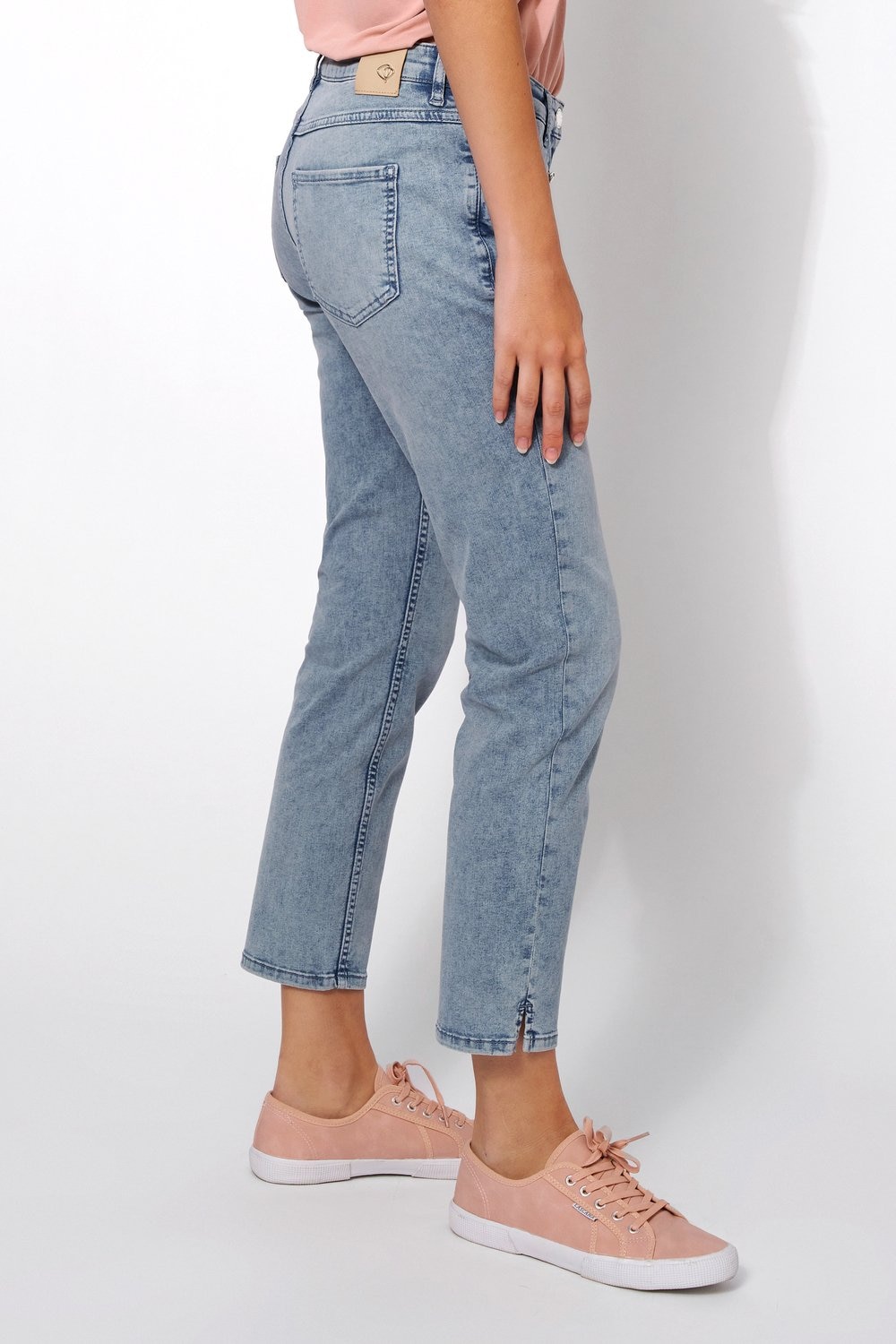 TONI 7/8-Jeans »Perfect Shape Pocket 7/8«, mit schrägen Reissverschlusstaschen