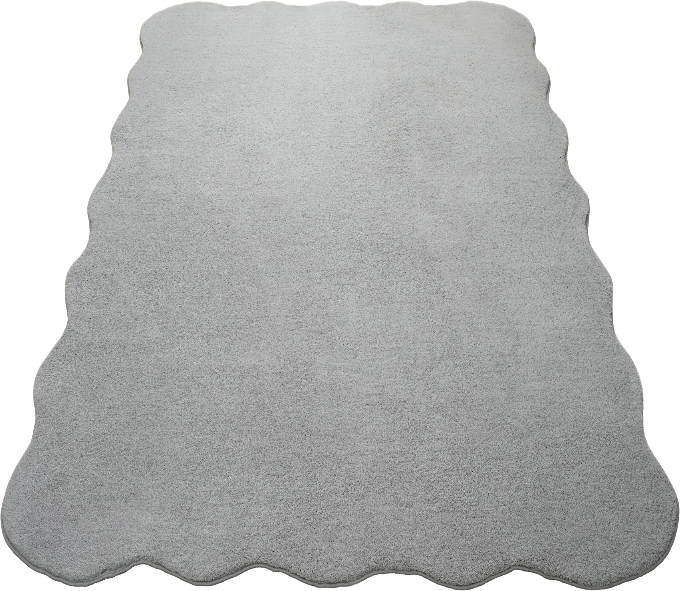 GOODproduct Teppich »Cali Welle, Wellenform, modern, Premium-Qualität« wellenförmig 16 mm Höhe Uni-Farben, kuschelig, & weich, waschbar, Felloptik, Wohnzimmer