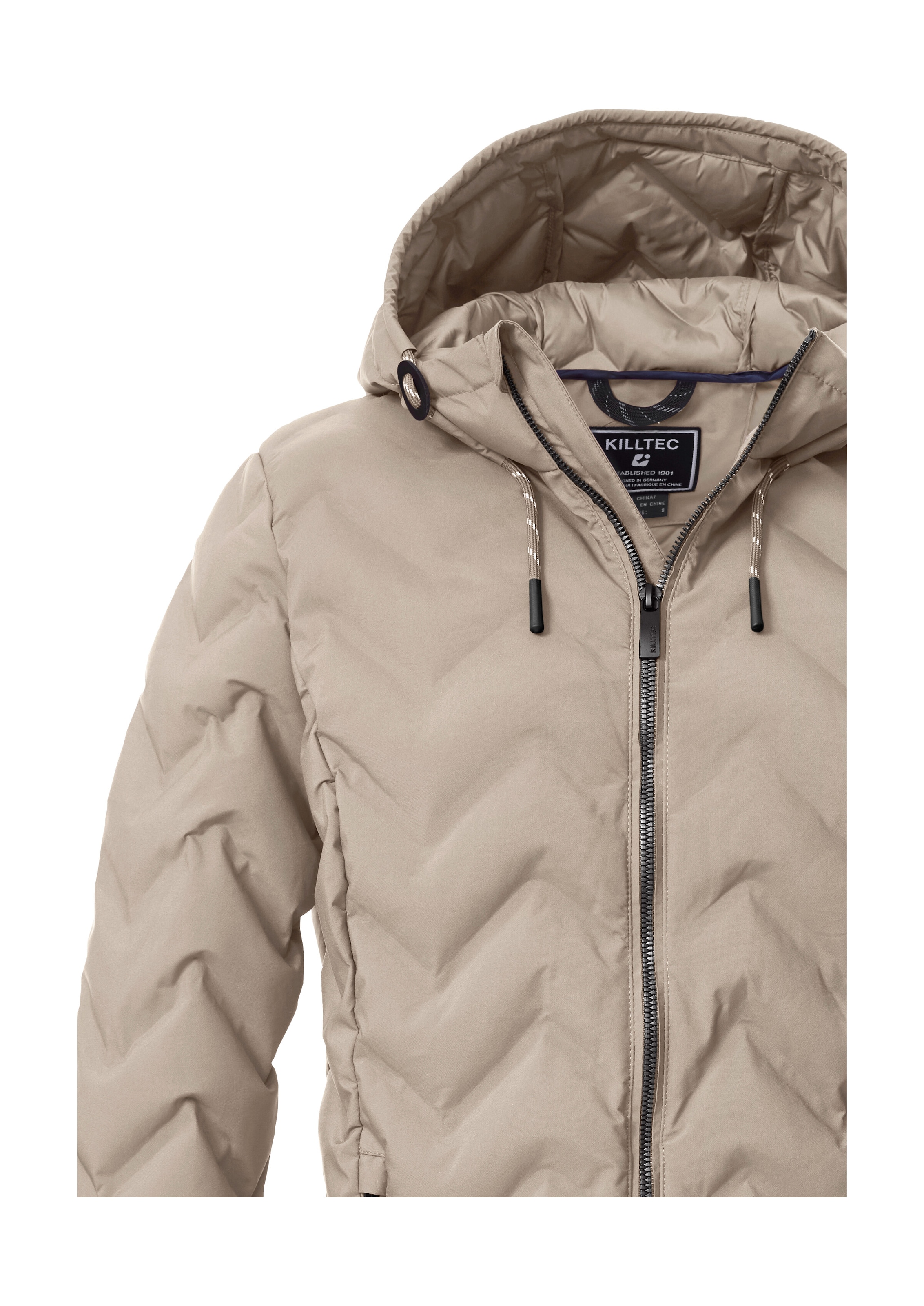 Killtec Steppjacke »KOW 23 WMN QLTD JCKT« Wasserabweisende Damenjacke mit verstellbarer Kapuze und Taschen