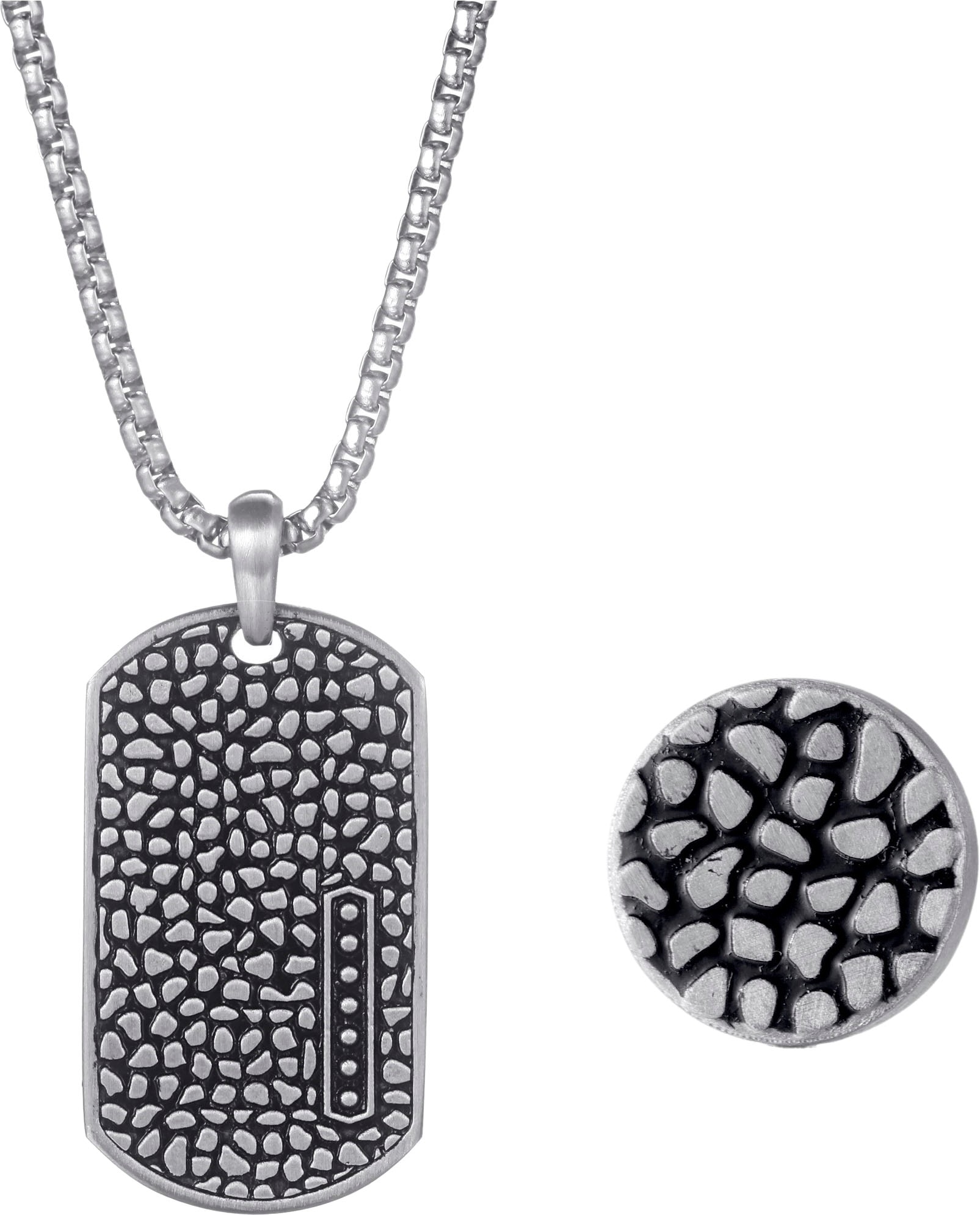 Image of Firetti Schmuckset "Mulitpack Schmuck Geschenk Edelstahl Kette mit Anhänger Ohrstecker" (Set, 3 Stk. tlg.)