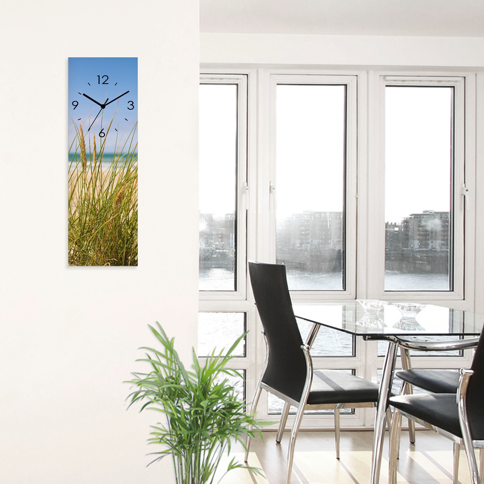 Artland Horloge murale »Dünengras« wahlweise mit Quarz- oder Funkuhrwerk, lautlos ohne Tickgeräusche