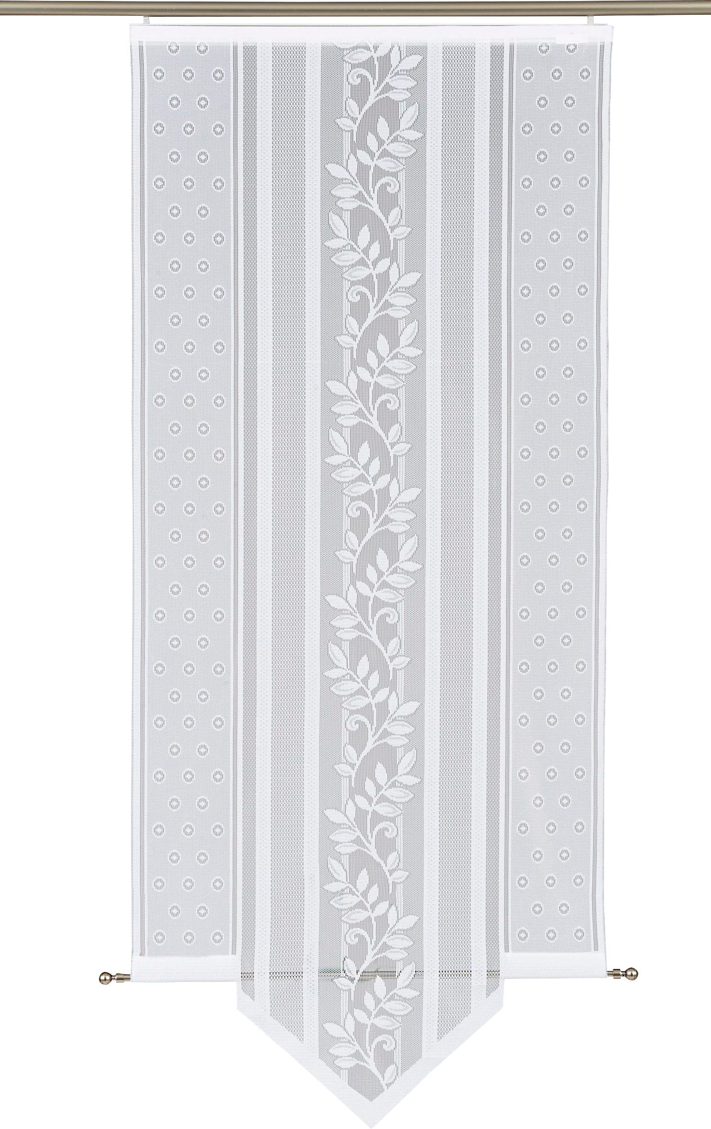 Image of VHG Schiebegardine »Flora-Spitz«, (1 St.), Schiebevorhang Spitze, transparent, floral, Raumteiler, Klettband, Jacquard, gewirkt, verschiedene Grössen, Breite 60 cm bei Ackermann Versand Schweiz
