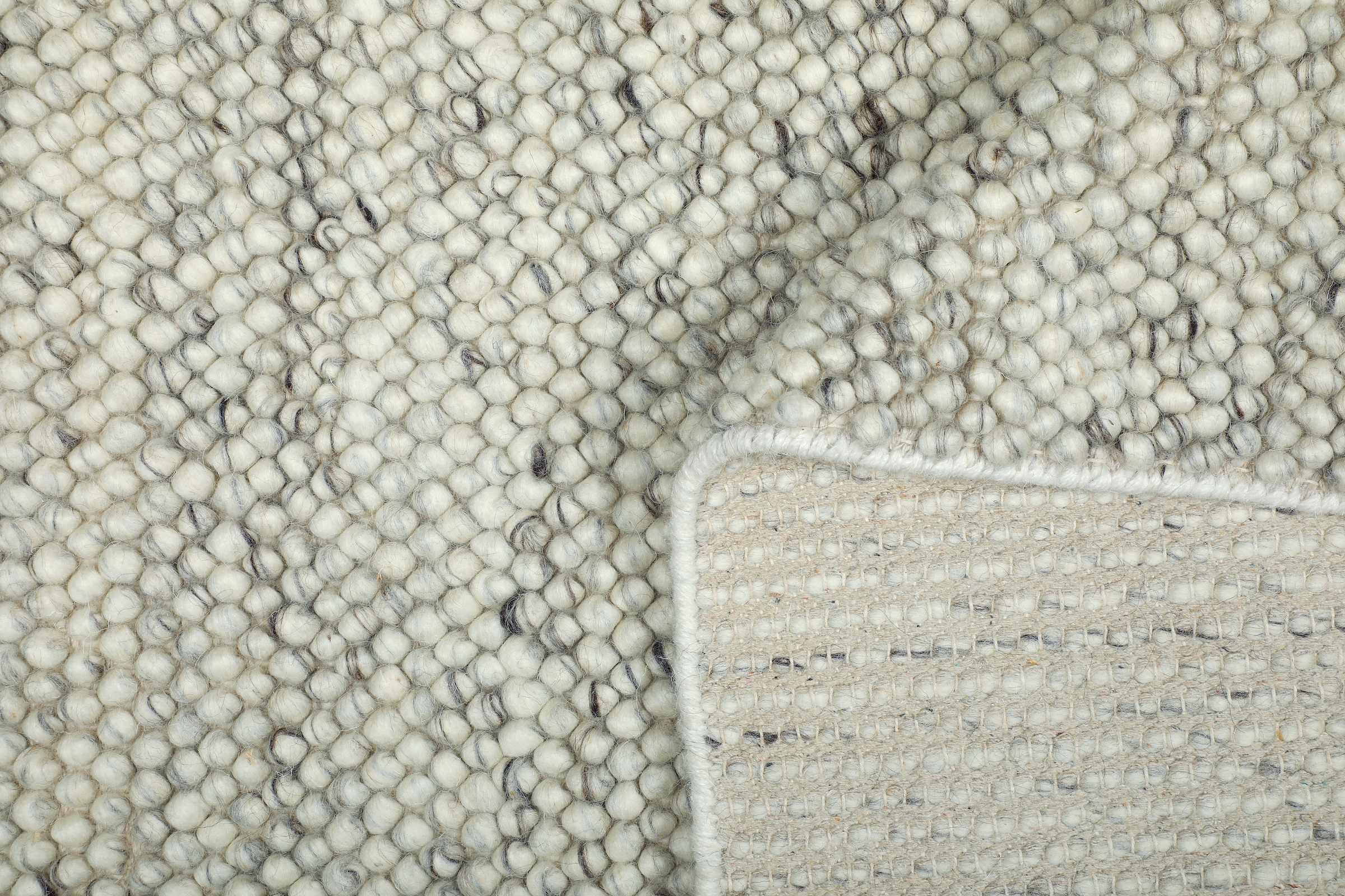 my home Wollteppich »Wolly, Wolle« rechteckig 14 mm Höhe handgewebt, Handweb Teppiche, Wohnzimmer, Schlafzimmer, Esszimmer