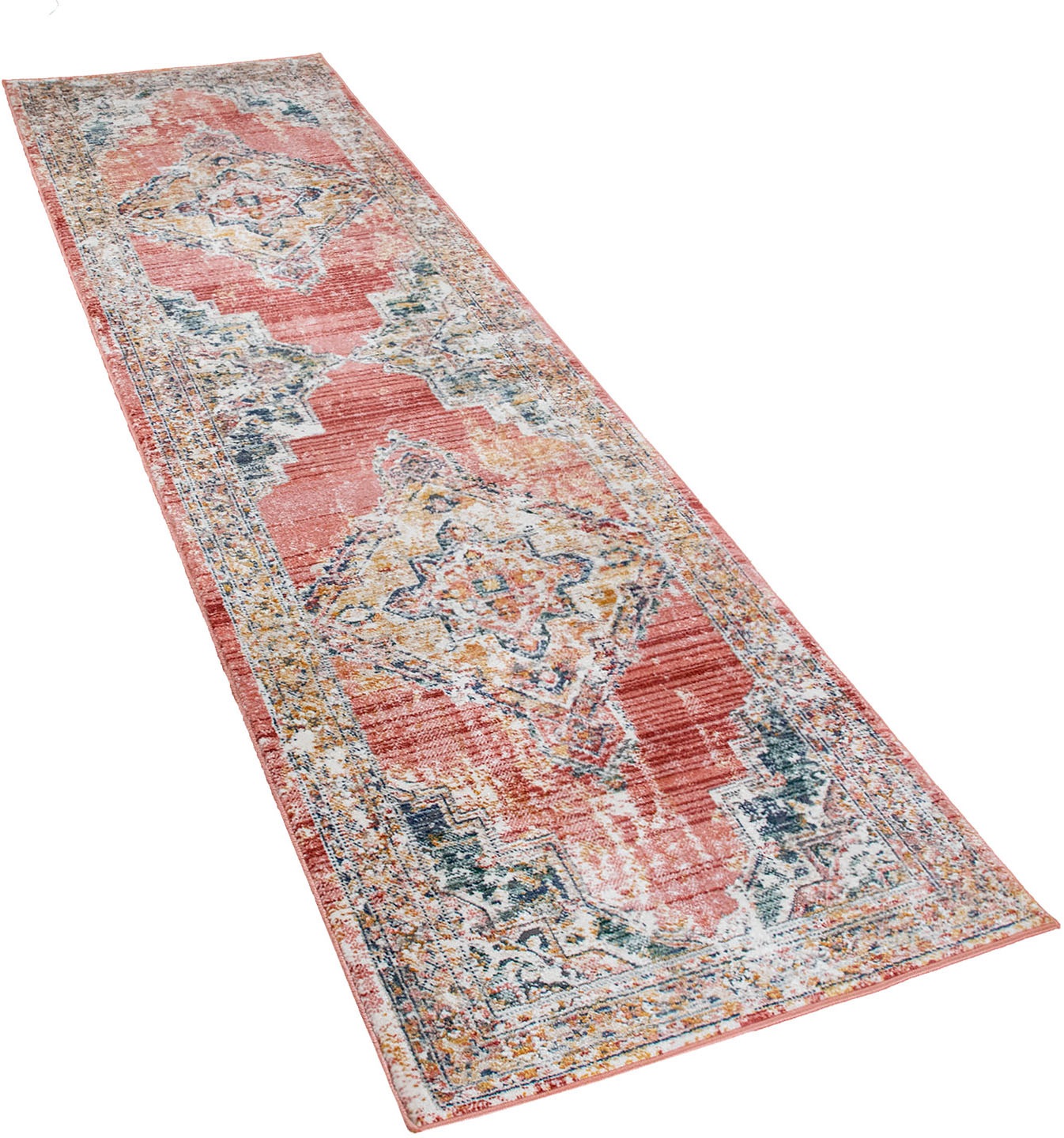 Image of Paco Home Läufer »Herbete 735«, rechteckig, 8 mm Höhe, Teppich-Läufer, Kurzflor, Orient-Optik, Vintage Design, ideal im Flur & Schlafzimmer bei Ackermann Versand Schweiz