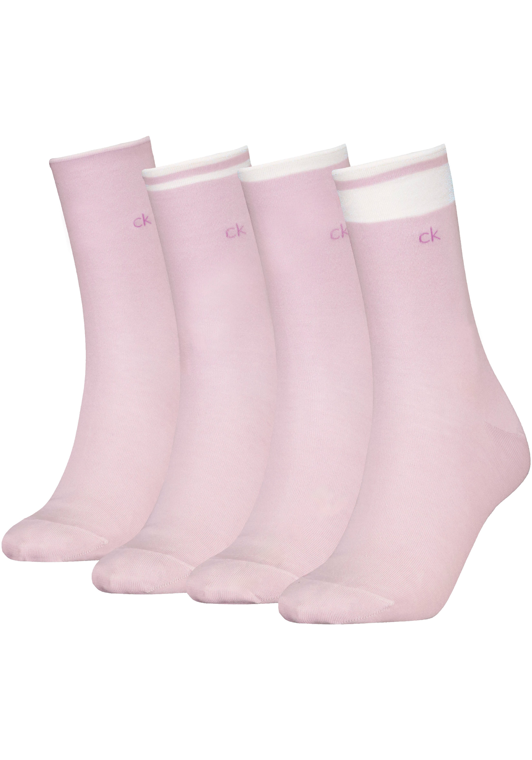 Image of Calvin Klein Socken 4 Stk. tlg. mit Markenstickerei