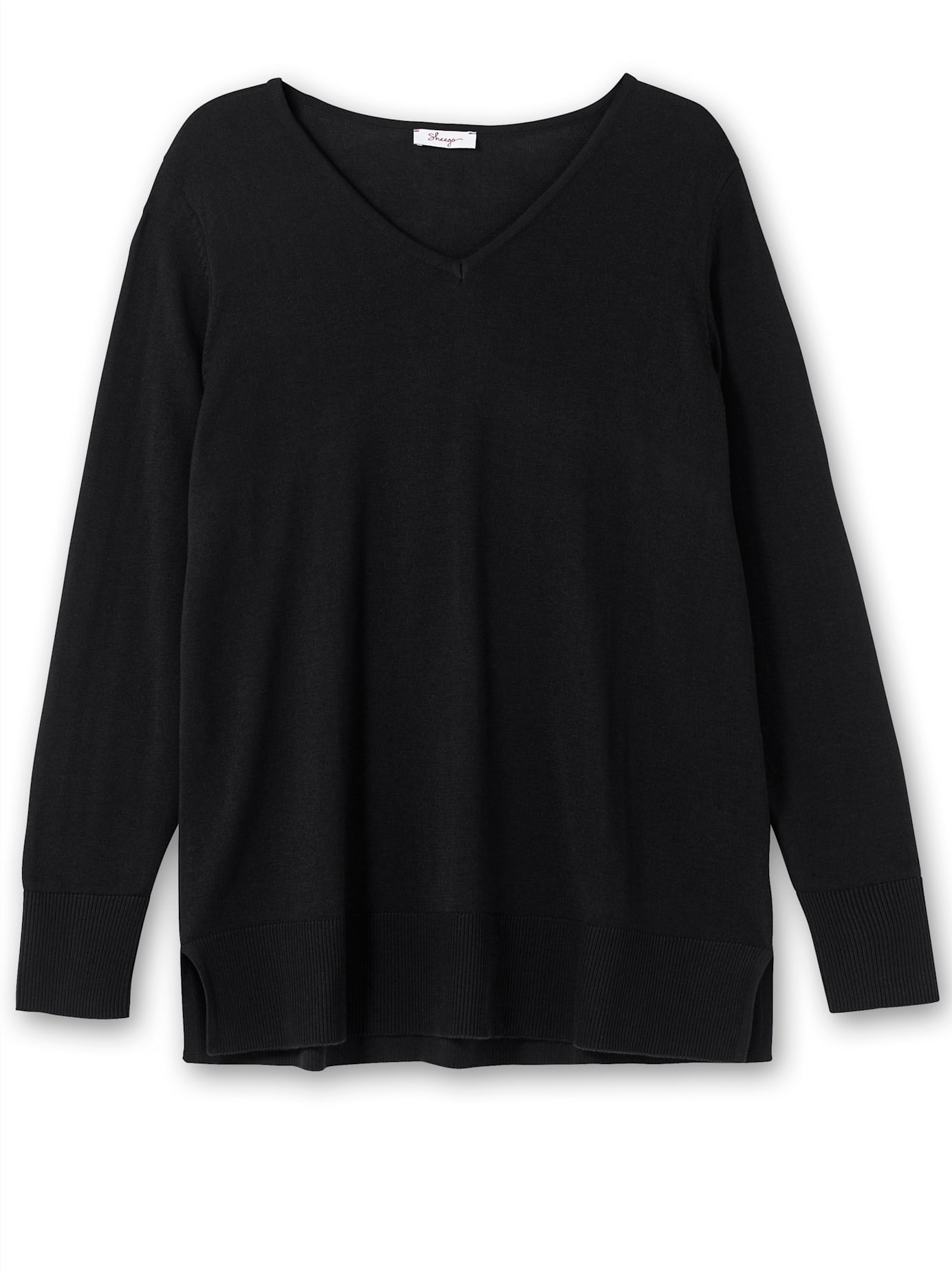Sheego V-Ausschnitt-Pullover »V-Ausschnitt-Pullover«