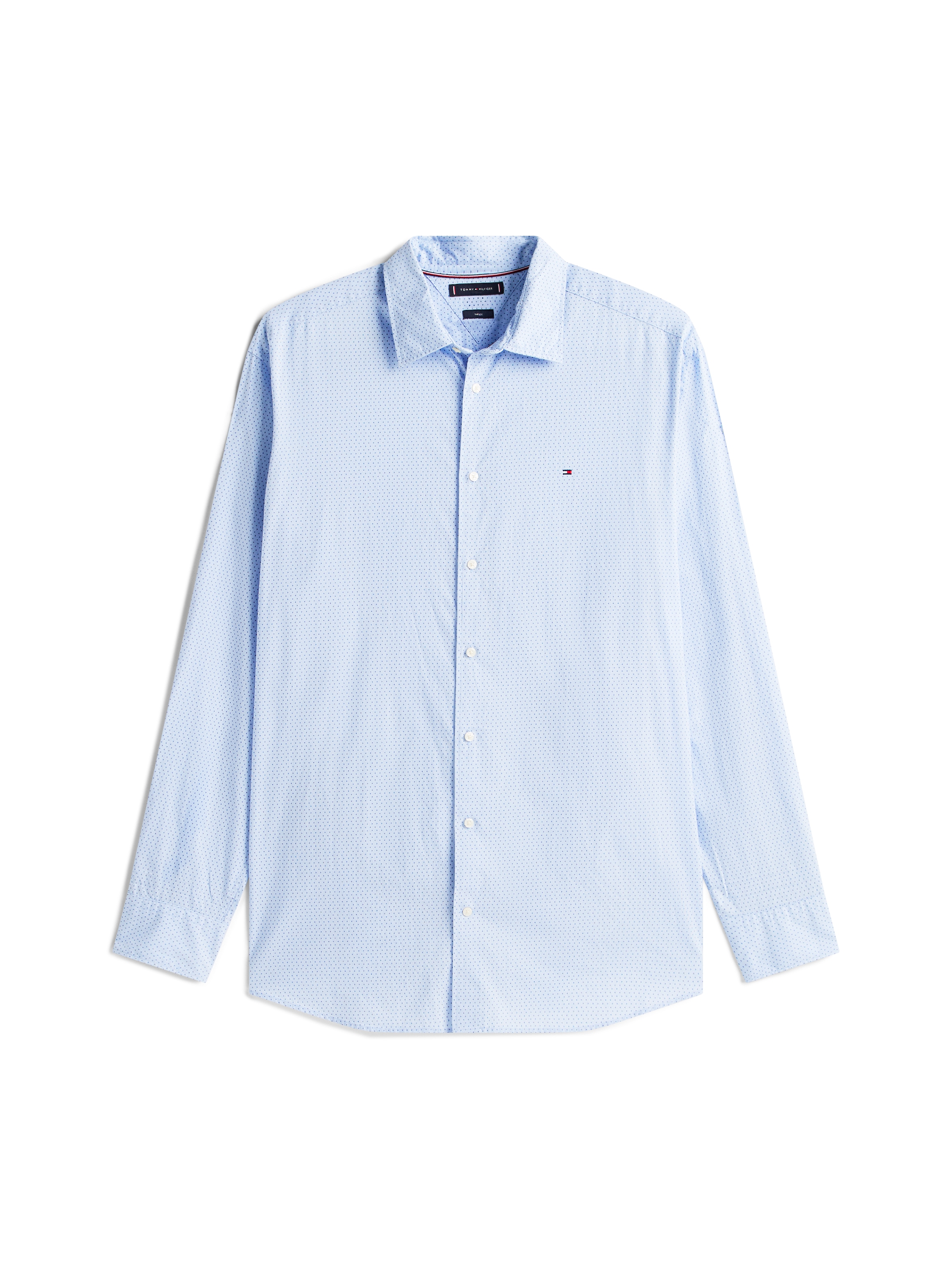 Tommy Hilfiger Big & Tall Langarmhemd »BT-FLEX POPLIN MINI PNT RF SRT-B«, Grosse Grössen