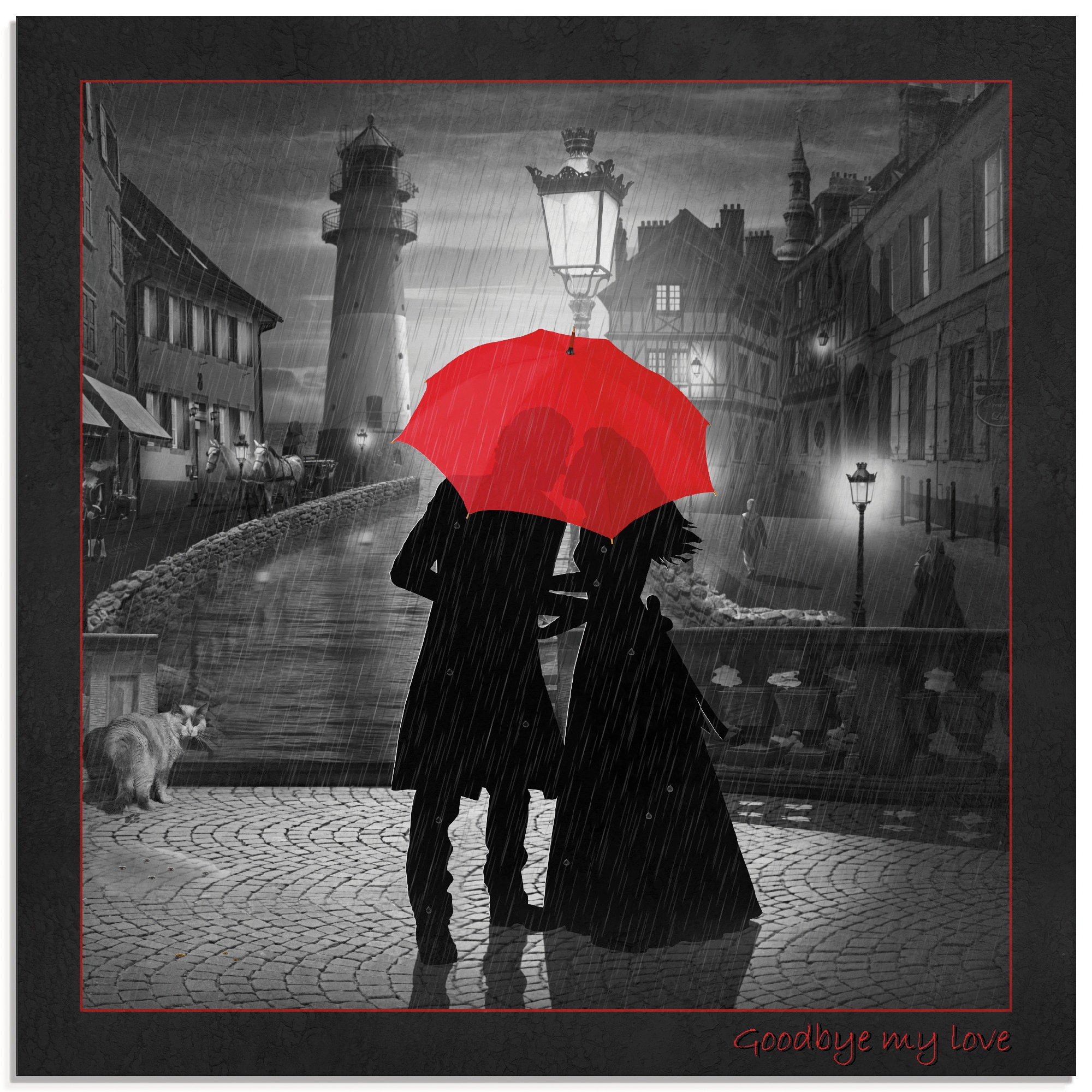 Image of Artland Glasbild »Abschied am Hafen«, Paar, (1 St.) bei Ackermann Versand Schweiz