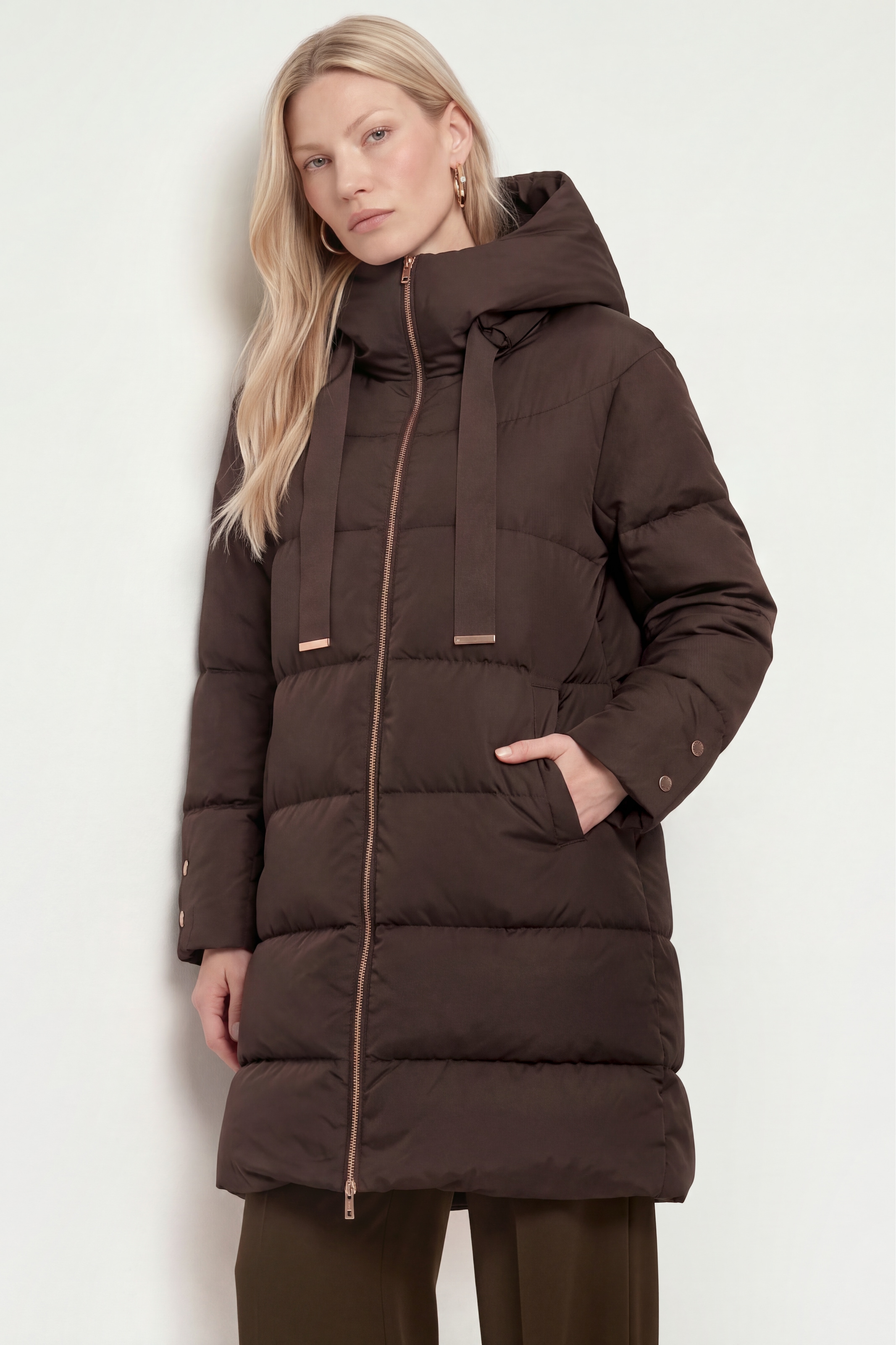Image of RICHROYAL Steppmantel Regular fit mit Kapuze