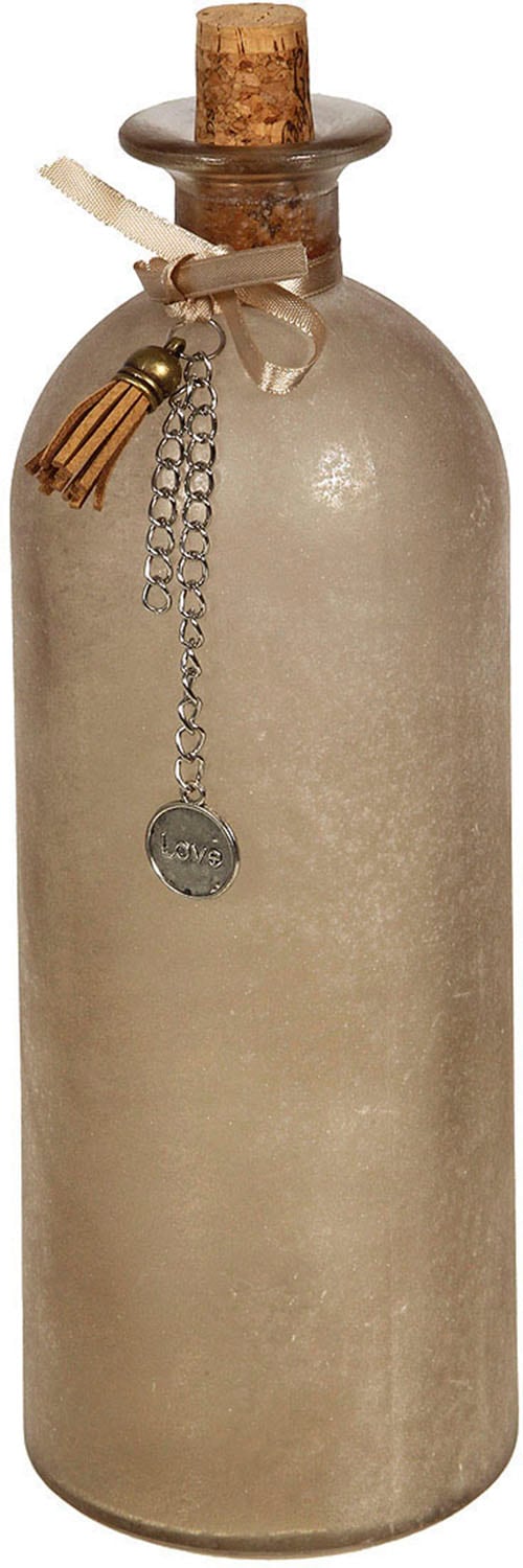 Image of Ambiente Haus Dekovase "Dekoaration Flasche - braun L"