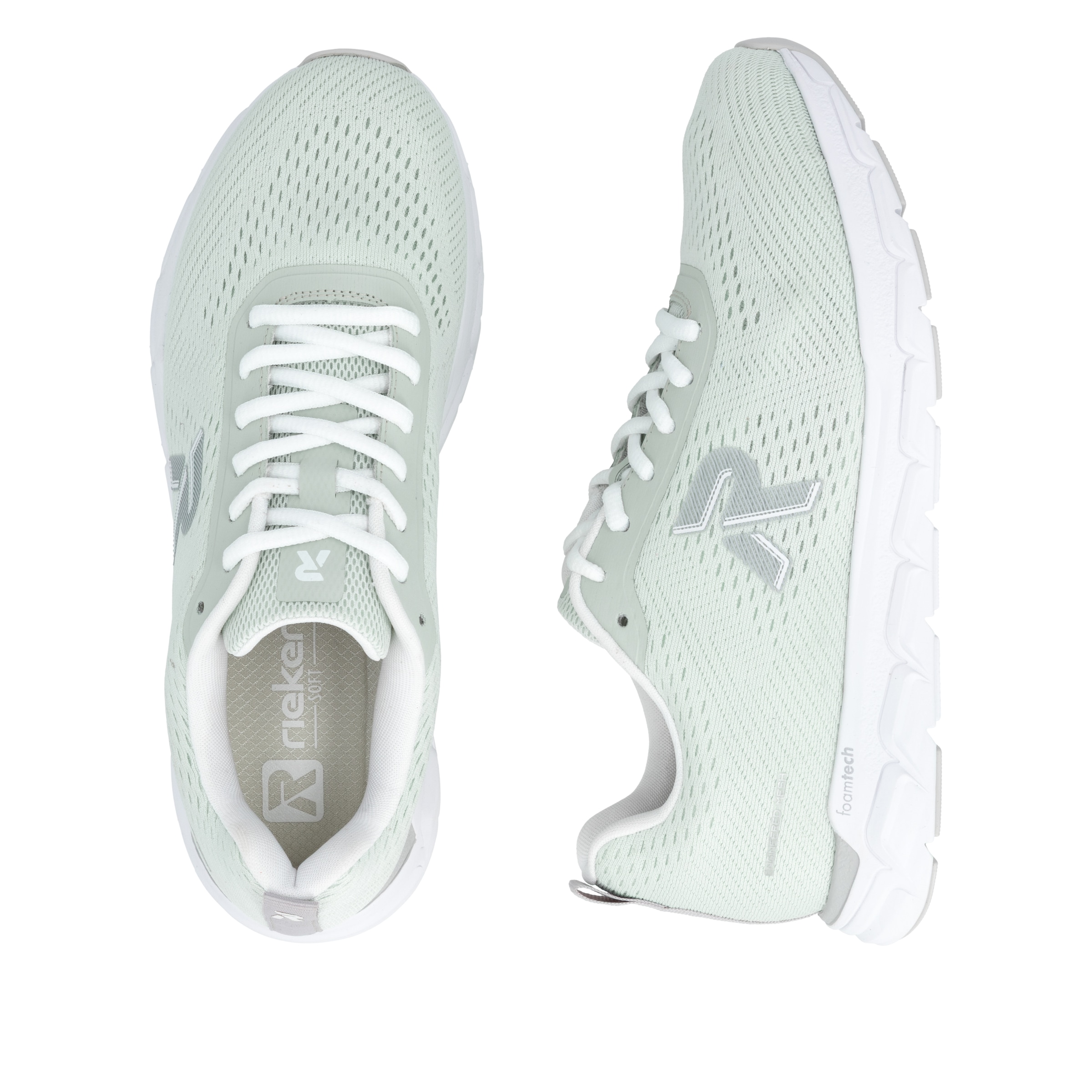 RIEKER Sport Sneakers  Chaussure de loisirs, chaussure basse, chaussure à lacets avec semelle intérieure amovible