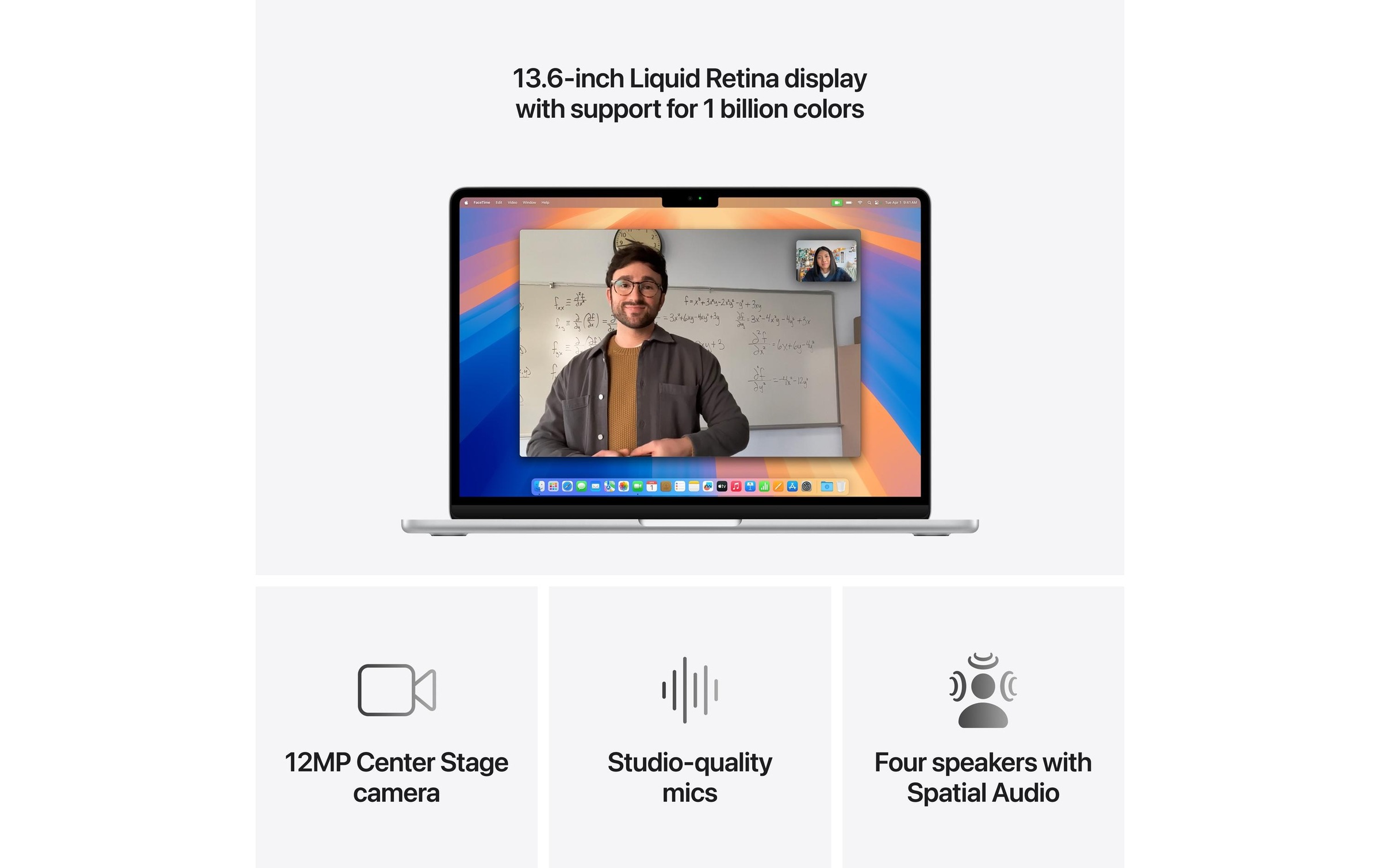 Apple Notebook »Air 13 2025 M4 10C GPU / 16 GB / 512 GB Silberfarben«