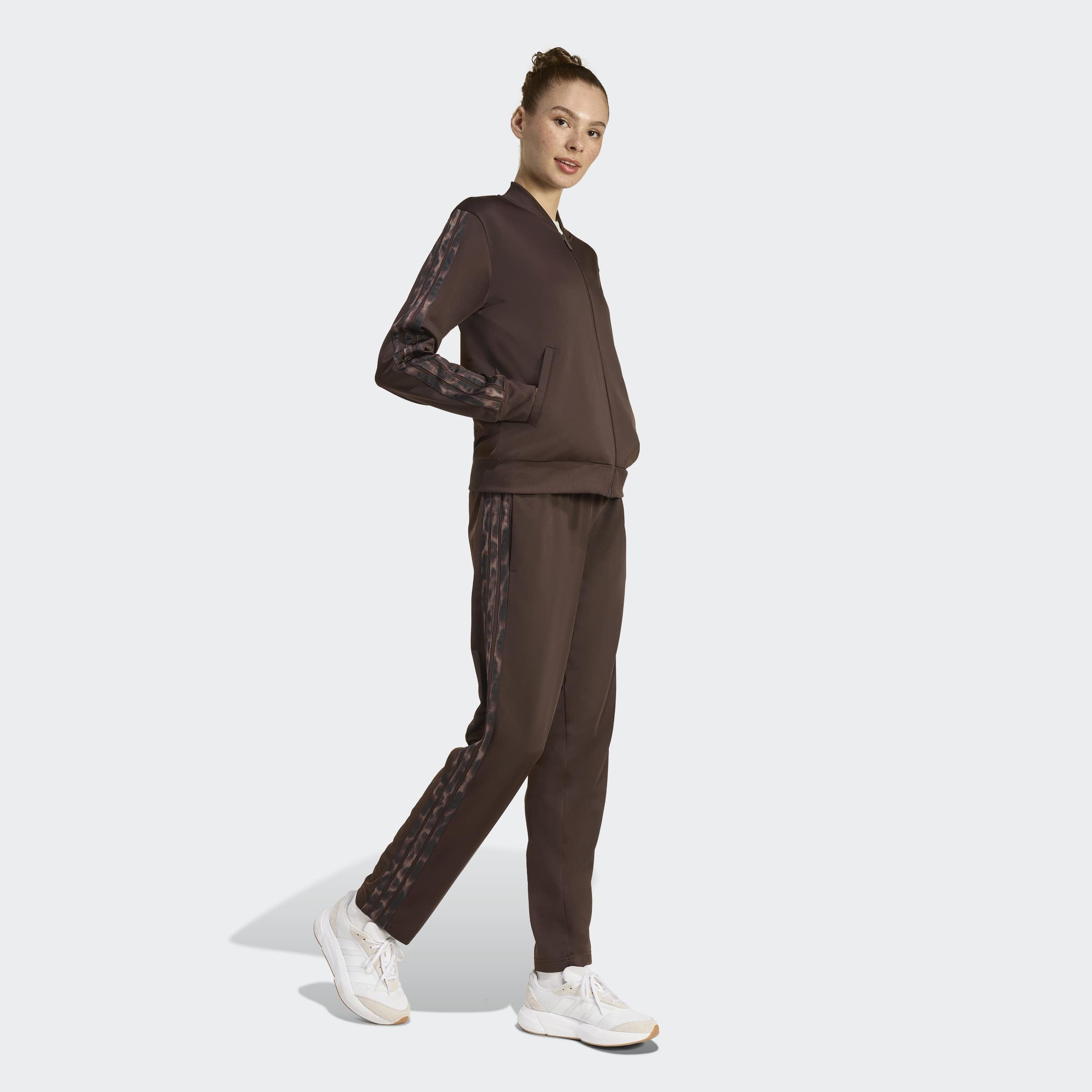 adidas Sportswear Combinaison d'entraînement »3-STRIPES LEOPARD PRINT« 2 pièces