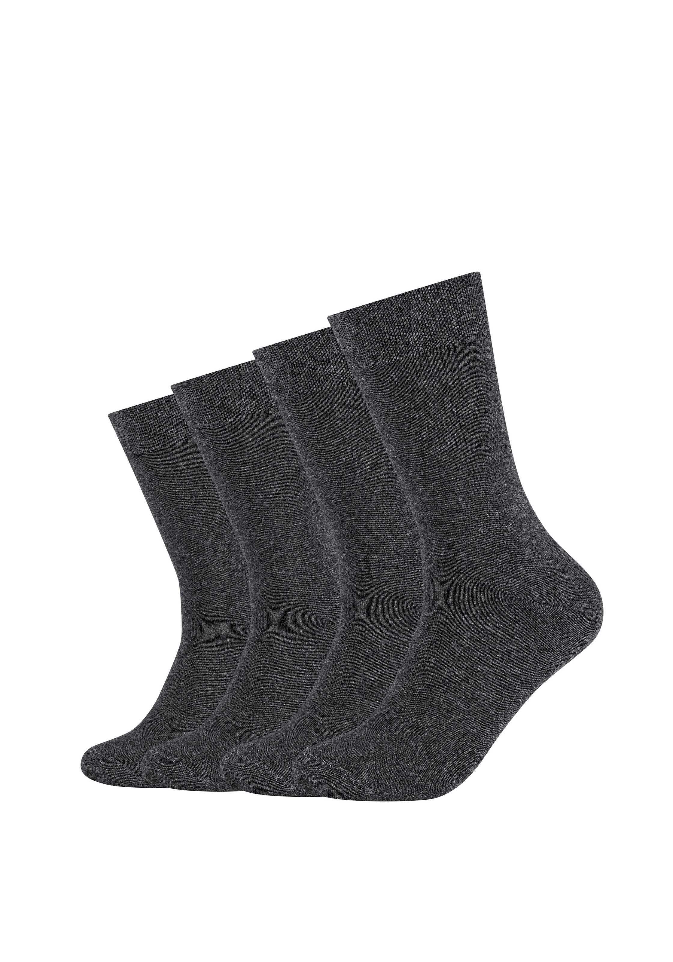 Socken, (Packung, 4er-Pack), mit atmungsaktiver Baumwolle