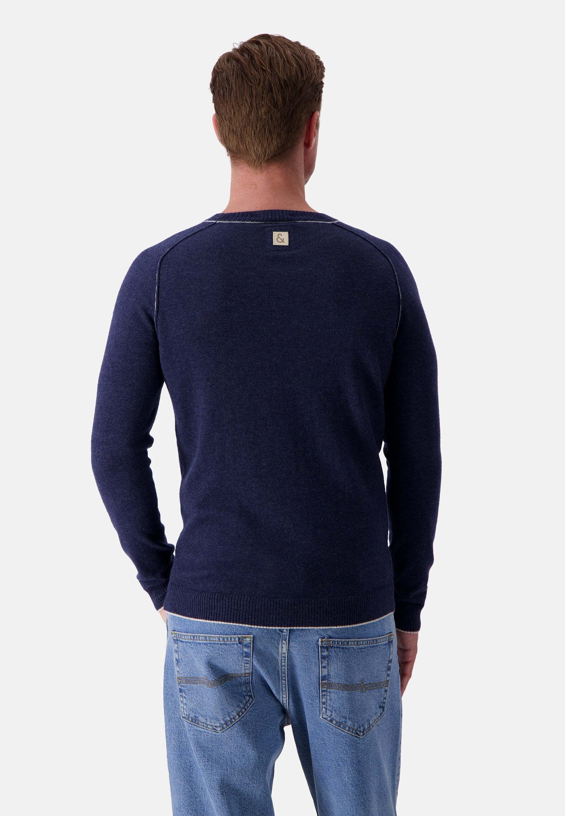 colours & sons Strickpullover »colours & sons Pullover Roundneck Merino Blend«