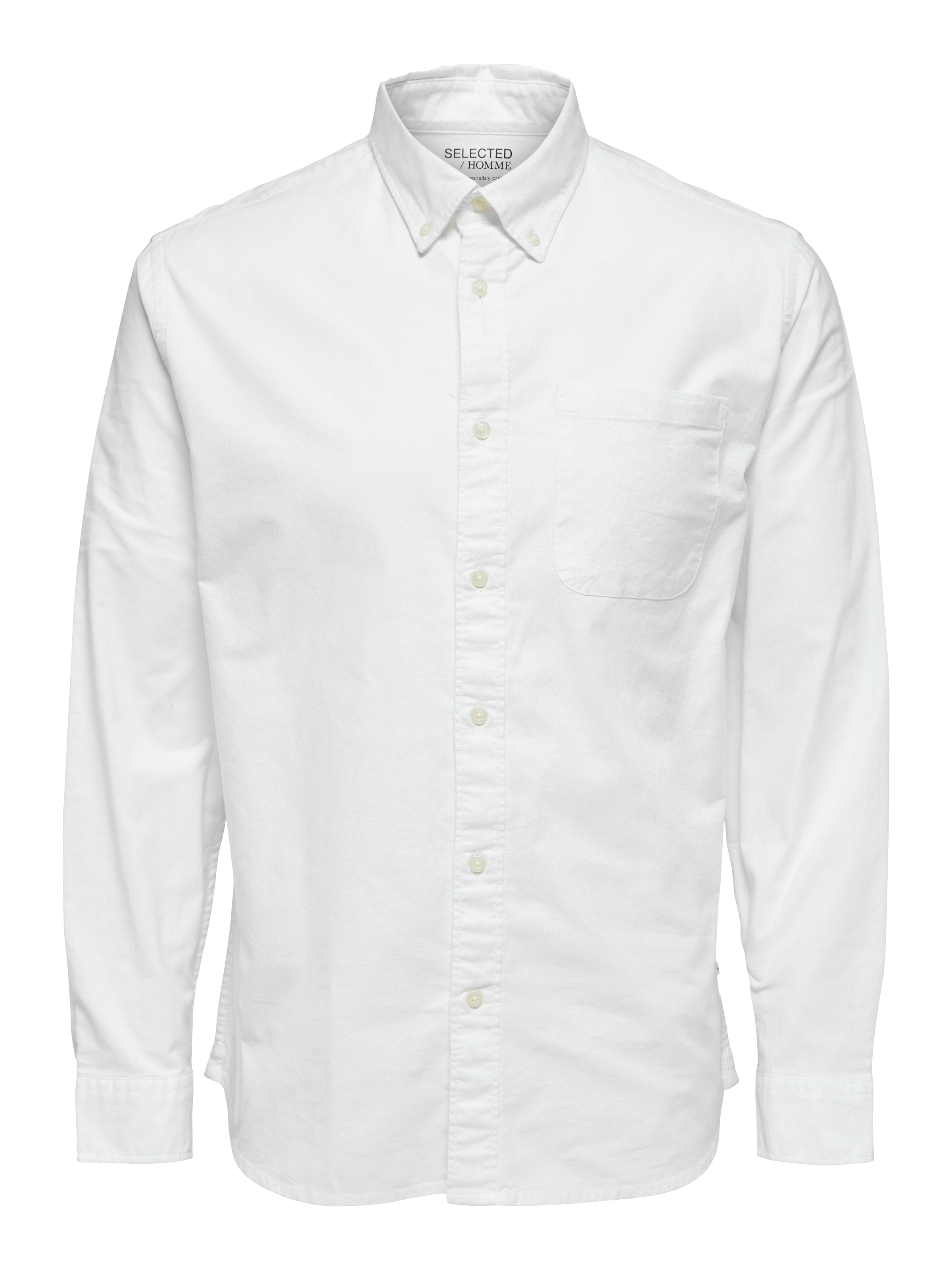 SELECTED Langarmhemd »SLHREGRICK-OX SHIRT LS NOOS« Baumwolle, regular fit