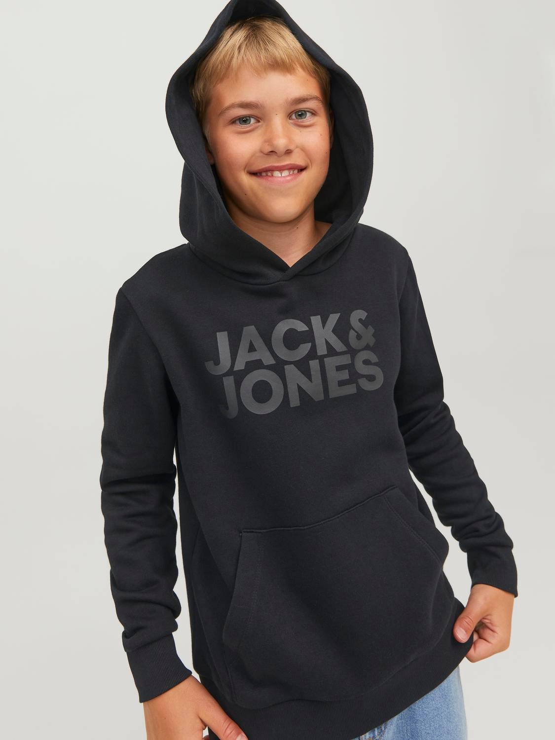 Jack & Jones Junior Kapuzensweatshirt »JJECORP LOGO SWEAT HOOD«