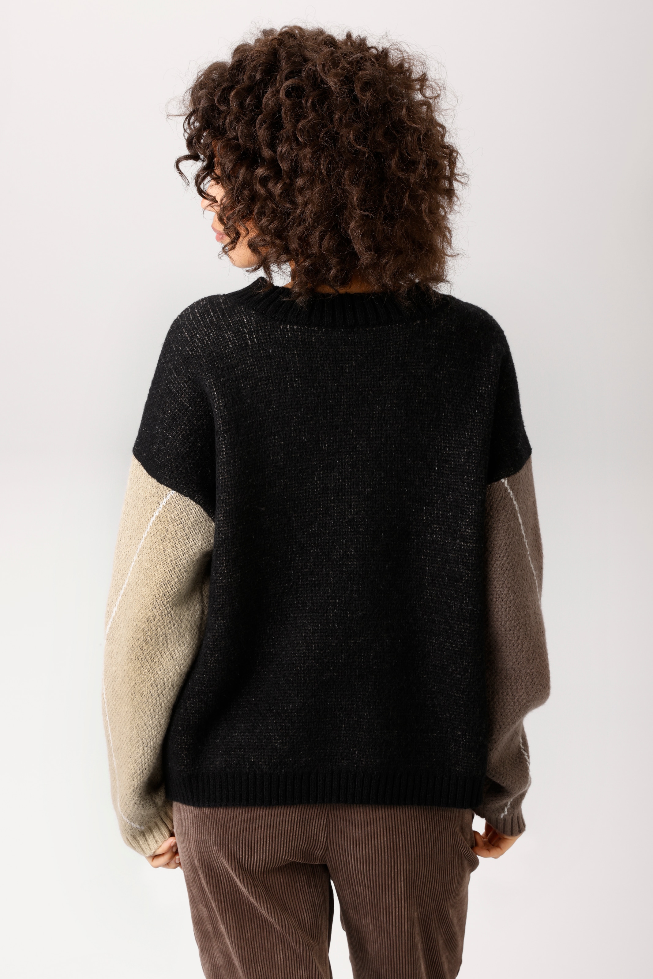 Aniston CASUAL Pull en tricot avec motif losange en grande surface - NOUVELLE COLLECTION