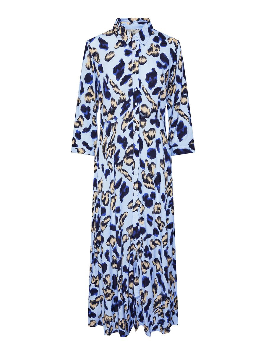 Y.A.S Robe chemisier »YASSAVANNA LONG SHIRT DRESS« viscose, coupe ample