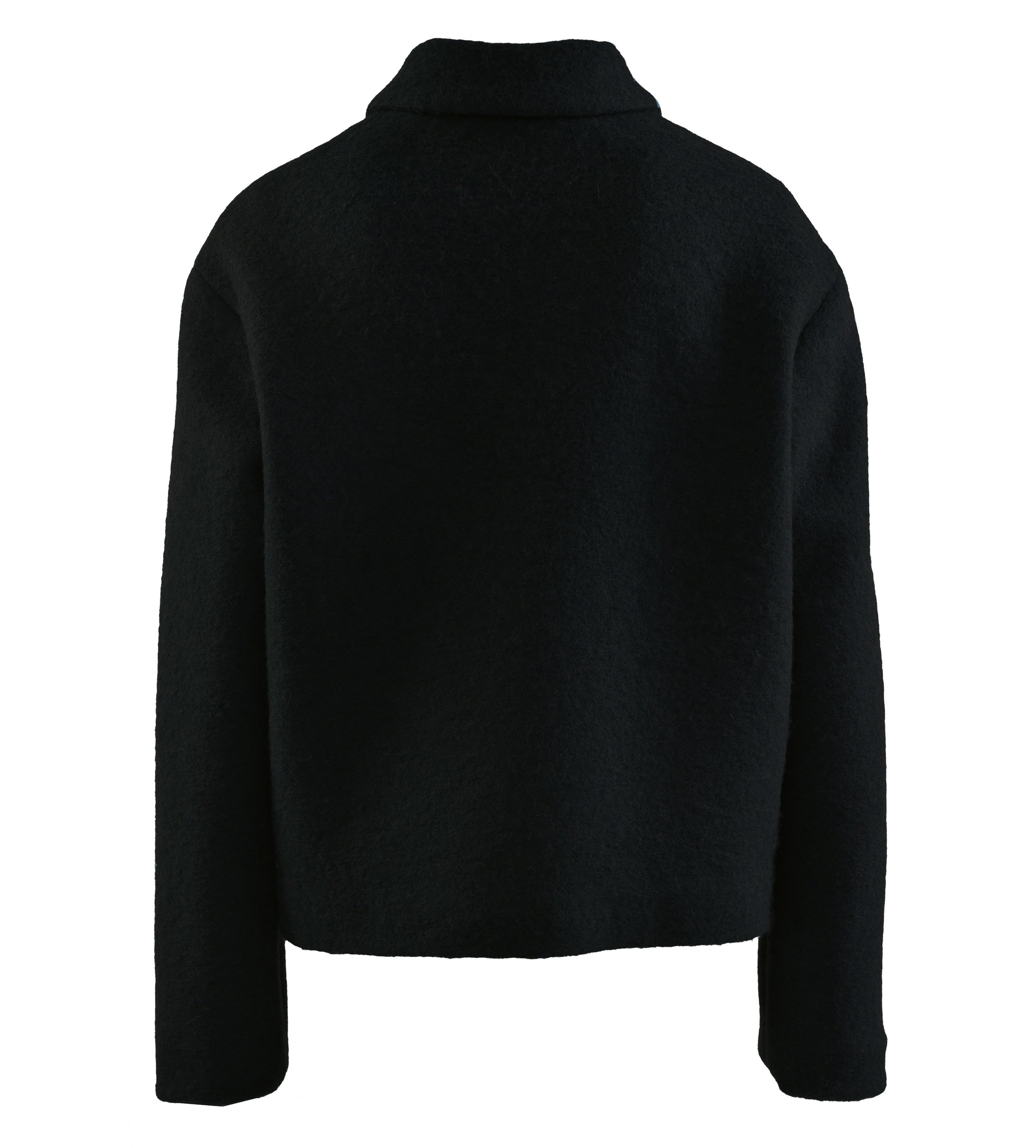 Fuchs Schmitt Wolljacke »Wolljacke«, ohne Kapuze, Mit Rundhalsausschnitt