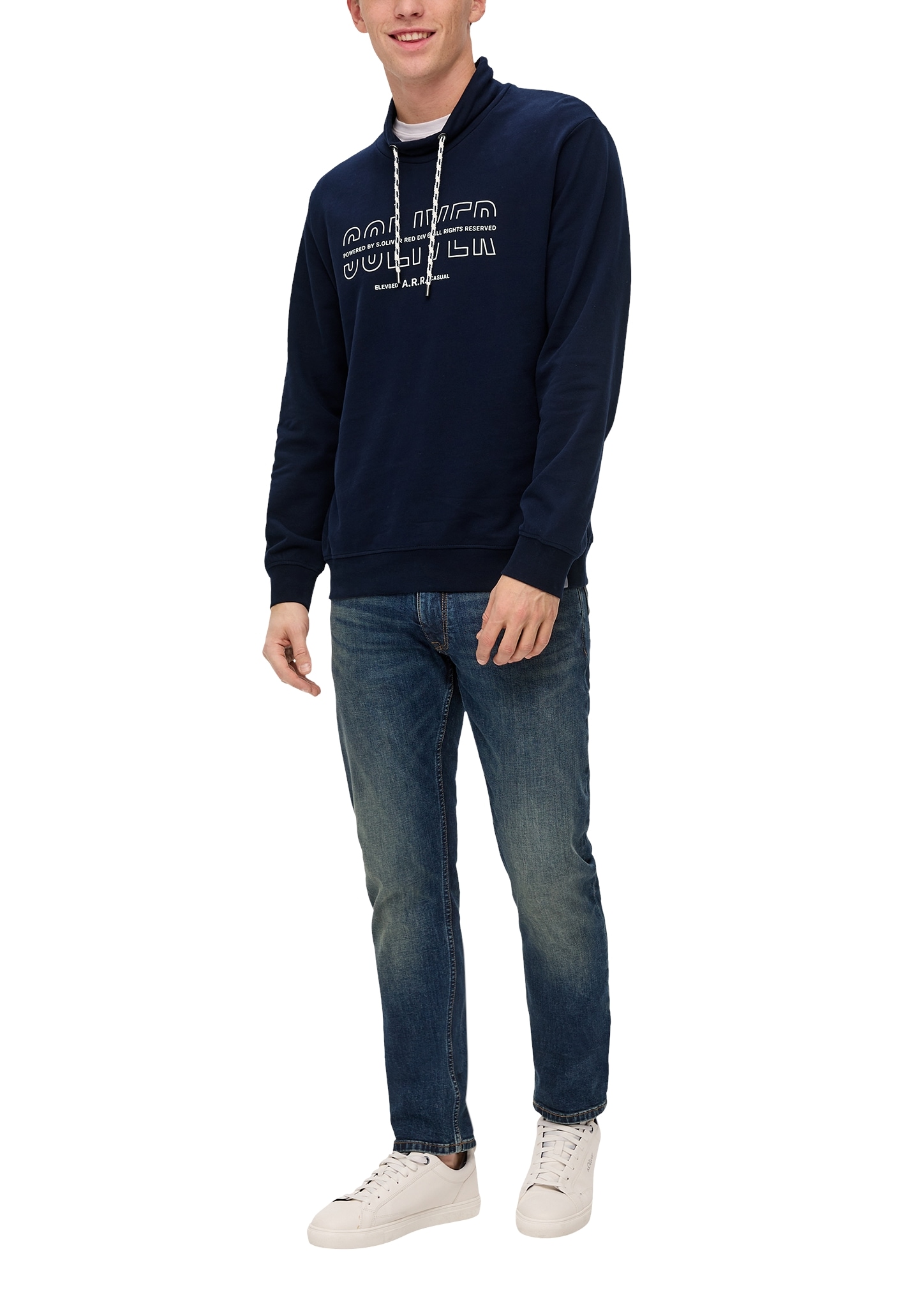 s.Oliver Sweatshirt, mit Frontprintlogo