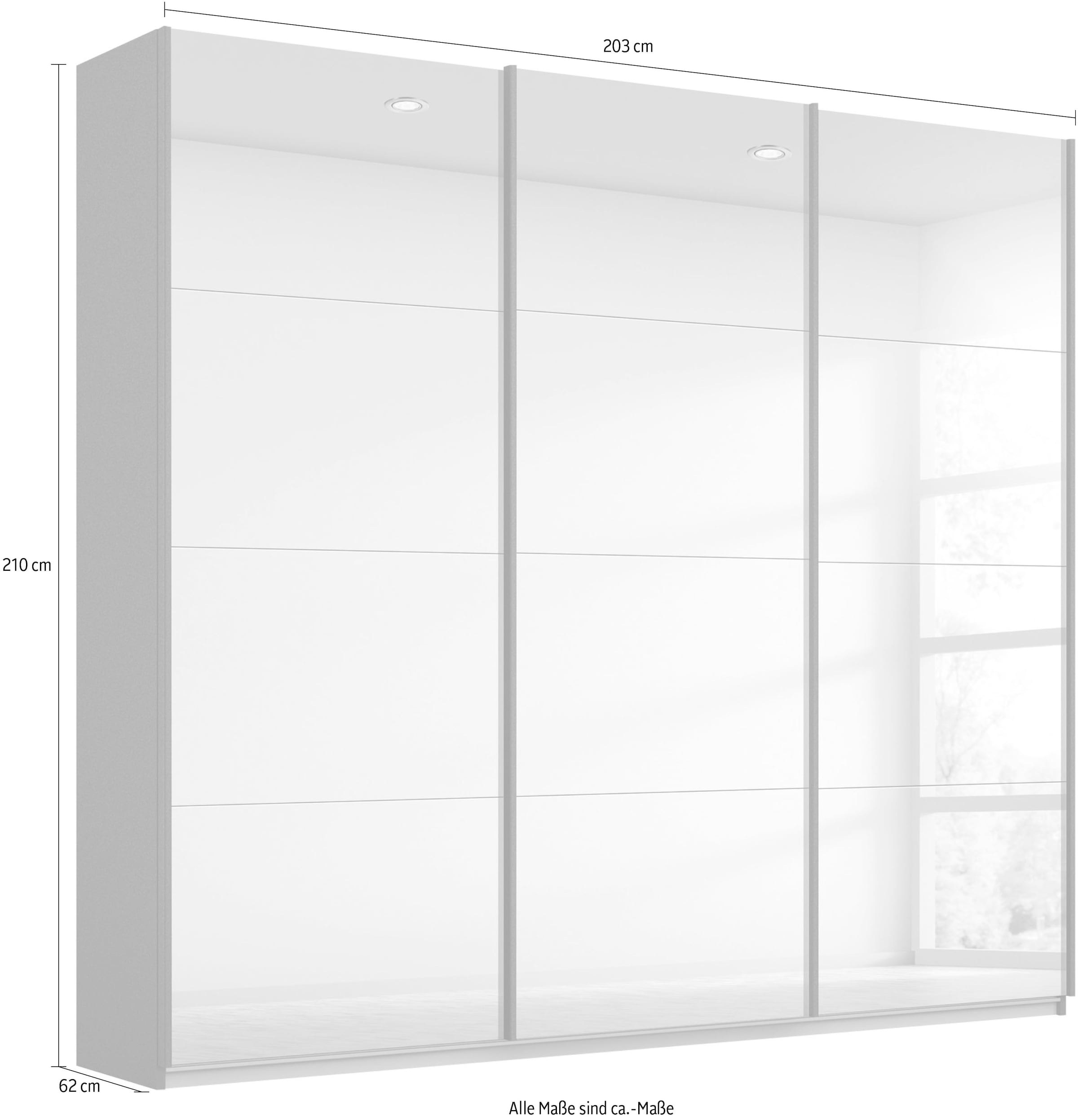 rauch Kleiderschrank »Mehrzweckschrank Aktenschrank Möbel Mietswohnung Schlafzimmer ORACLE« inkl. Schubladen-Einsatz und extra Einlegeböden MADE IN GERMANY