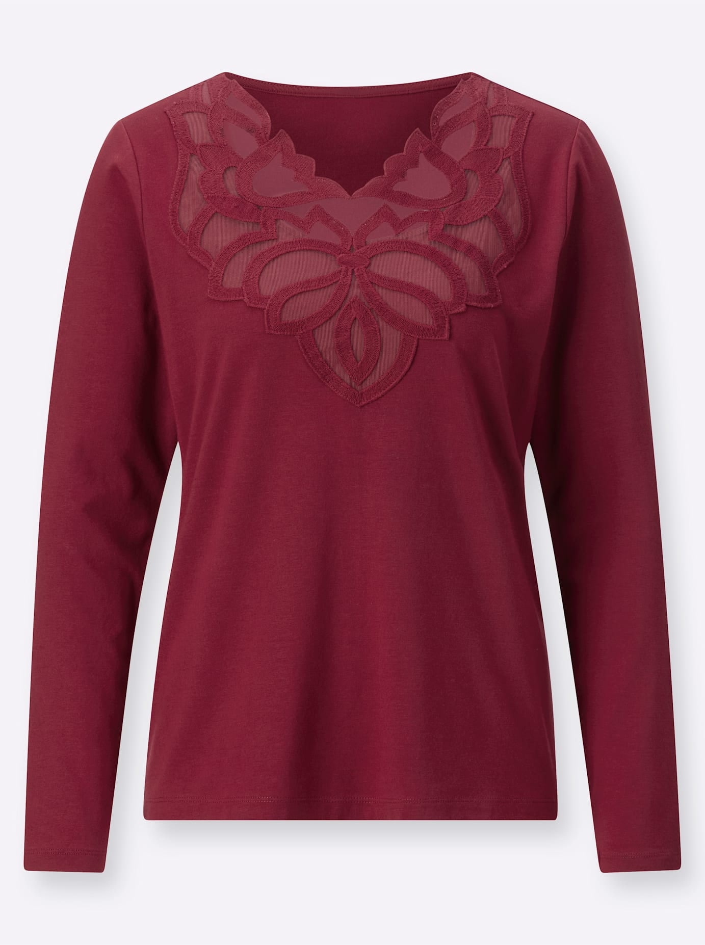 creation L Langarmshirt »Modal-Baumwoll-Shirt«, (1 tlg.)