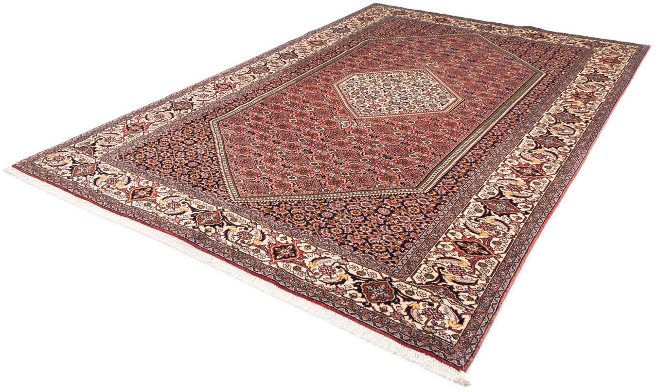 Image of morgenland Orientteppich »Perser - Bidjar - 288 x 195 cm - hellrot«, rechteckig, 15 mm Höhe, Wohnzimmer, Handgeknüpft, Einzelstück mit Zertifikat bei Ackermann Versand Schweiz