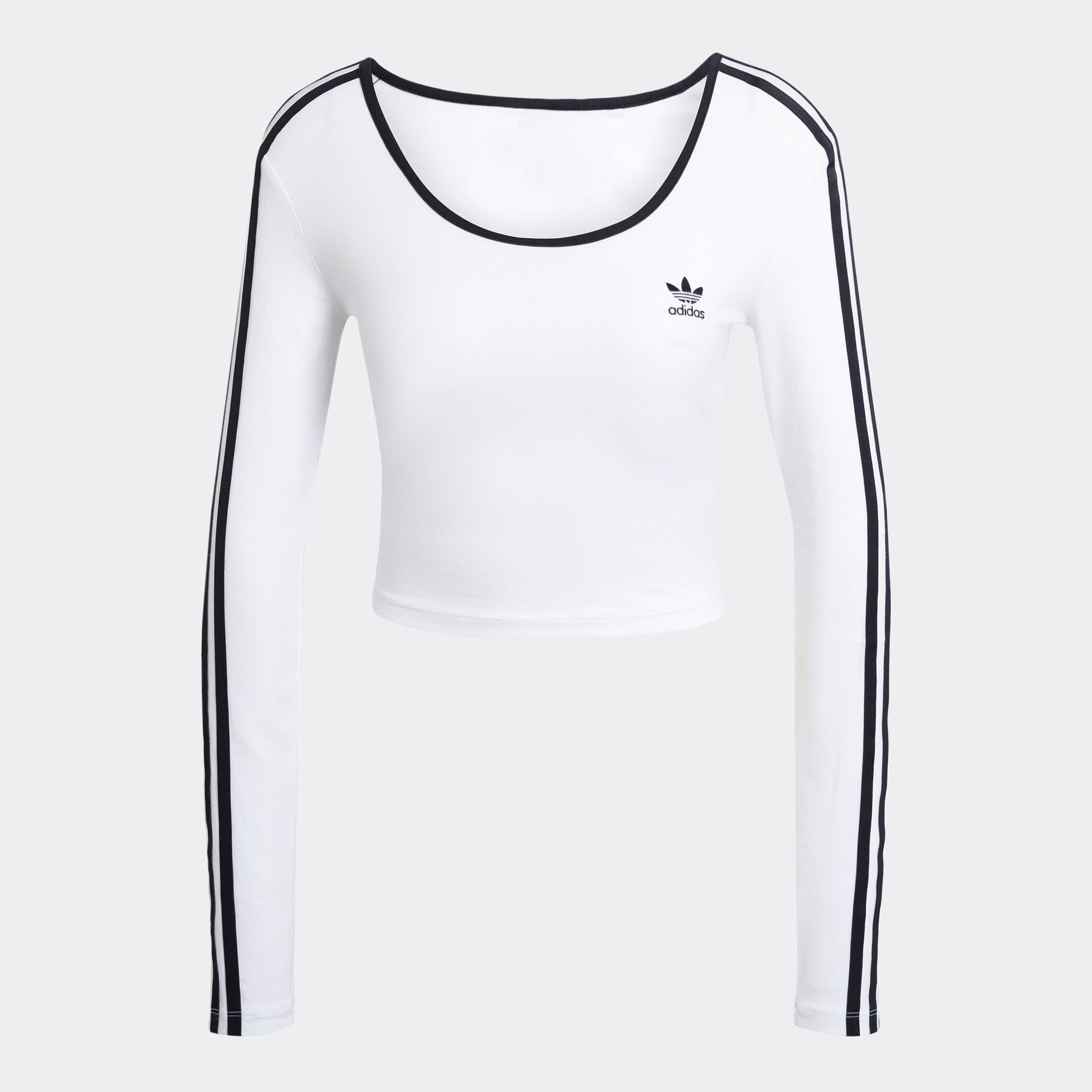 adidas Originals Langarmshirt »3S LS CROP«