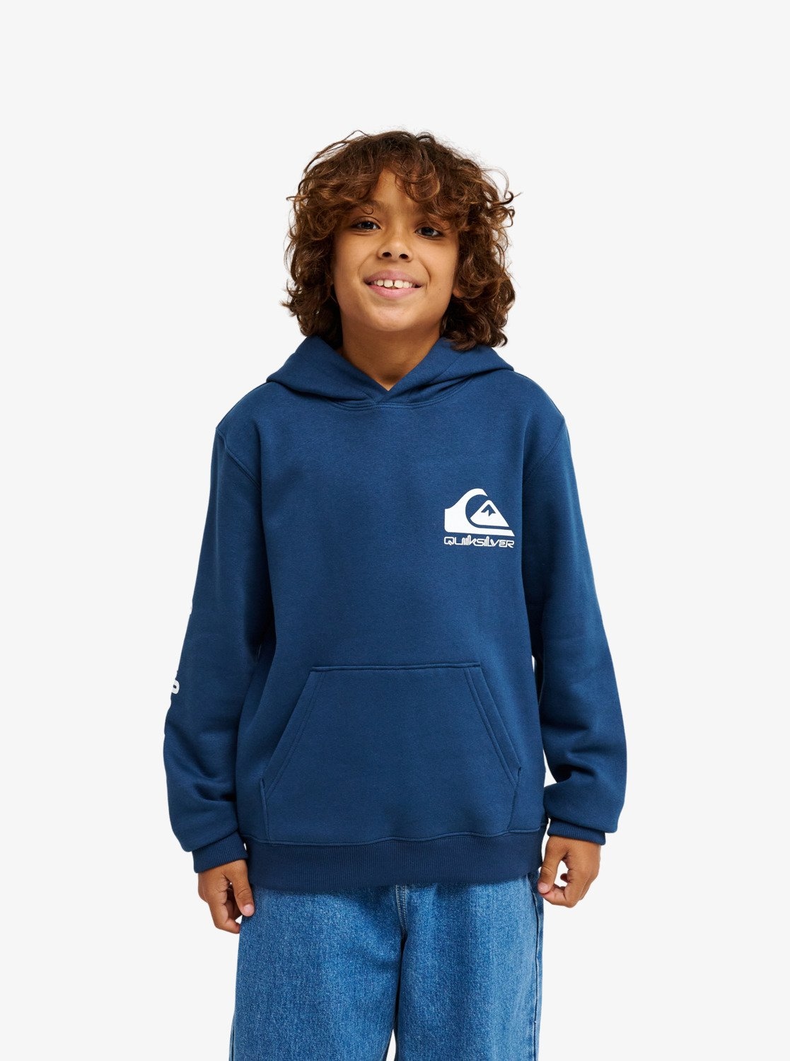 Image of Quiksilver Kapuzensweatshirt "OMNI LOGO HOODIE YOUTH", für Kinder, mit Kapuze, aus Baumwolle und Polyester