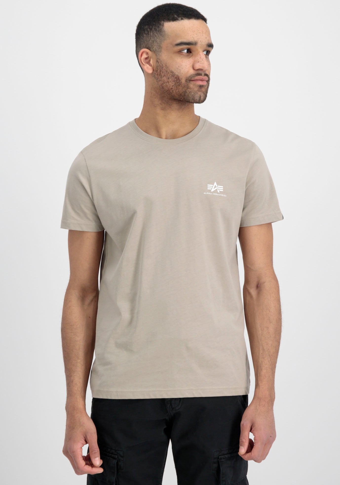 Rundhalsshirt »BASIC T SMALL LOGO«