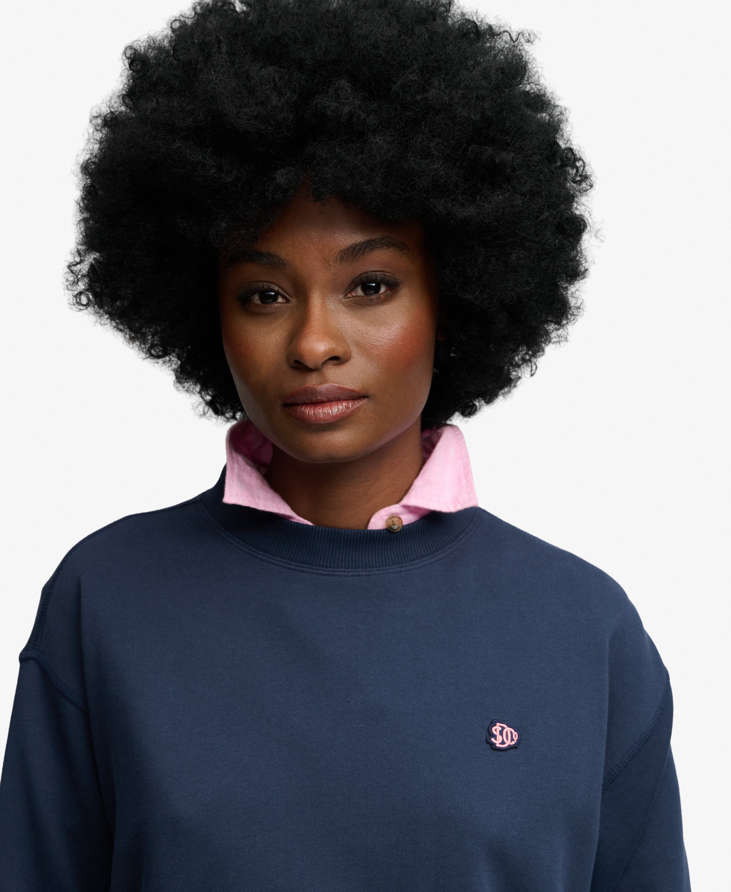 Superdry Sweatshirt »ESSENTIAL HERITAGE CREW«, mit Baumwolle und Sweatware, Relaxed Fit
