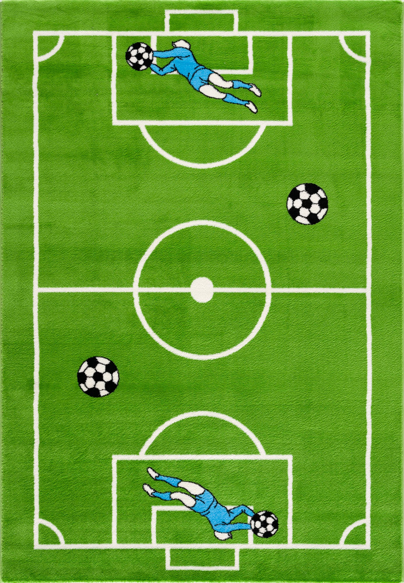 Image of Sanat Kinderteppich »Bambino 2108«, rechteckig, 12 mm Höhe, Kinderzimmer, Kurzflor, Fussball bei Ackermann Versand Schweiz