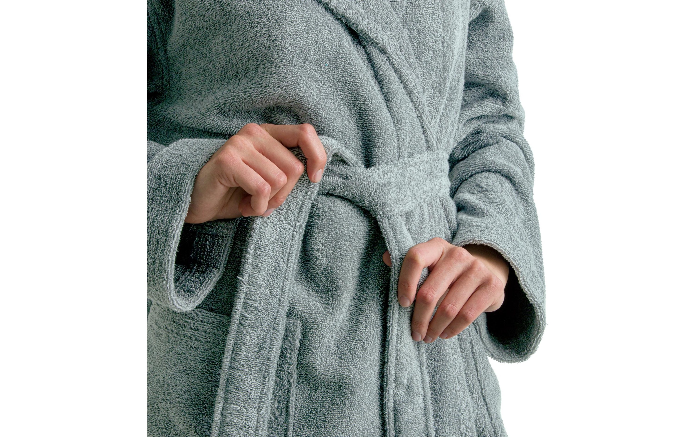 Möve Unisex-Bademantel »Superwuschel Kapuze, ideal für Sauna & Spa, Hotelbademantel« 1 Stk. in Uni
