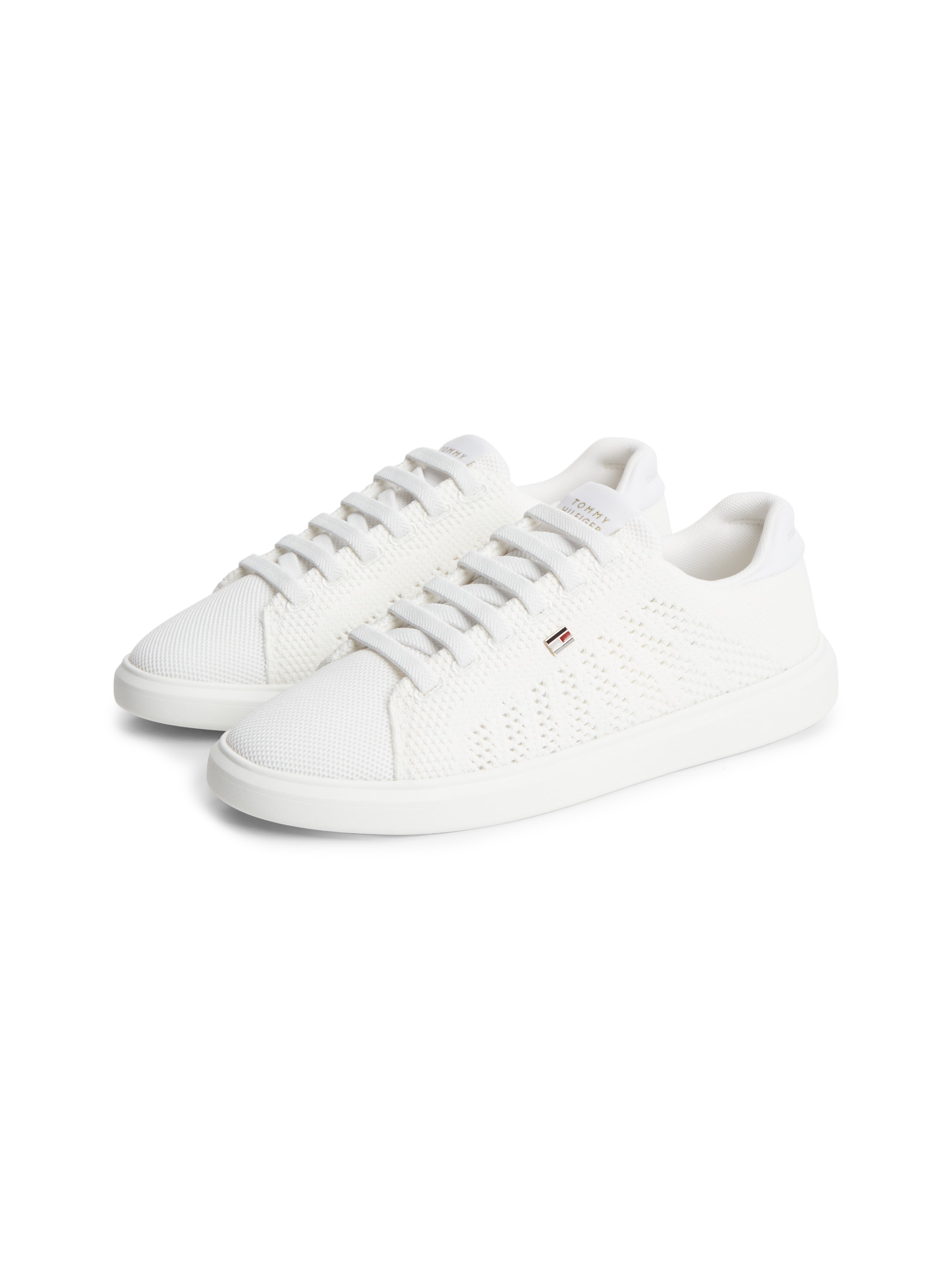 Tommy Hilfiger Sneakers »TH ICON LIGHT KNIT SNEAKER«  Freizeitschuh, Halbschuh, Schnürschuh in sommerlicher Strick-Optik