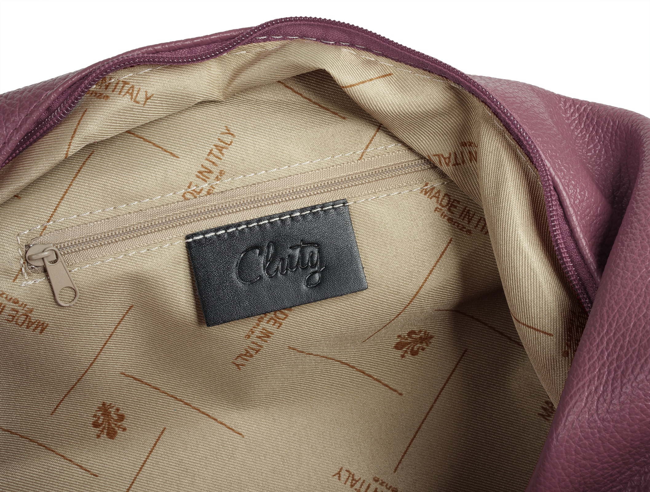 Cluty Shopper echt Leder, Made in Italy