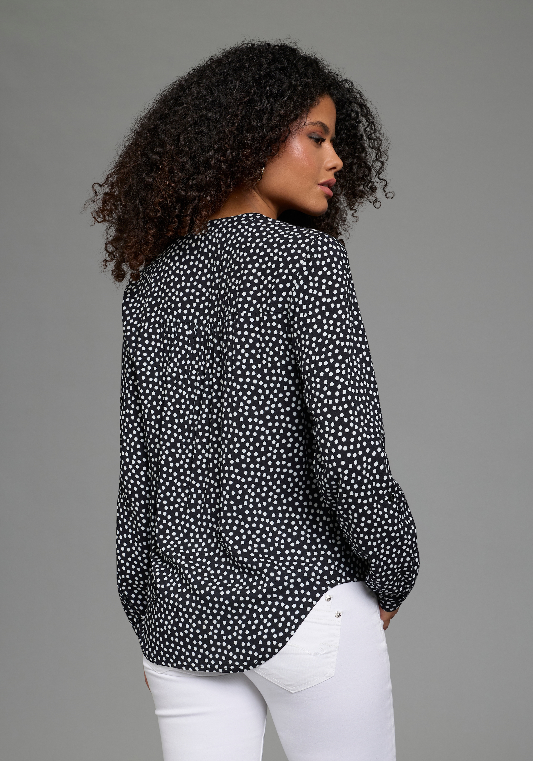 AJC Hemdbluse aus weich fliessender Viskose