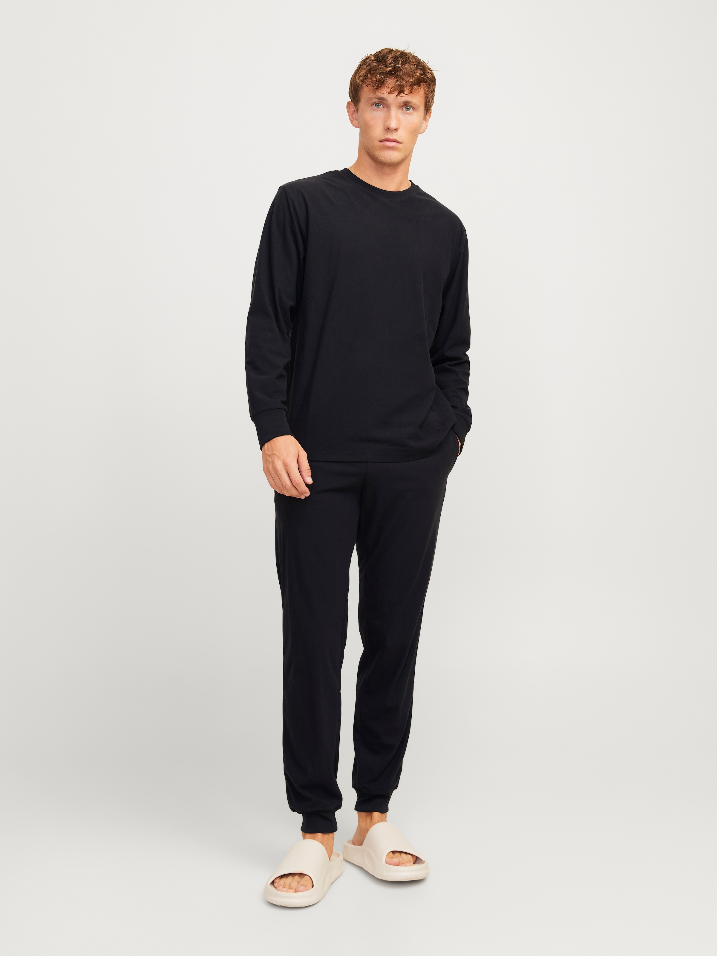 Image of Jack & Jones Langarmshirt "JACSOLID LOUNGE SET W NOOS" Set, 2 Stk.