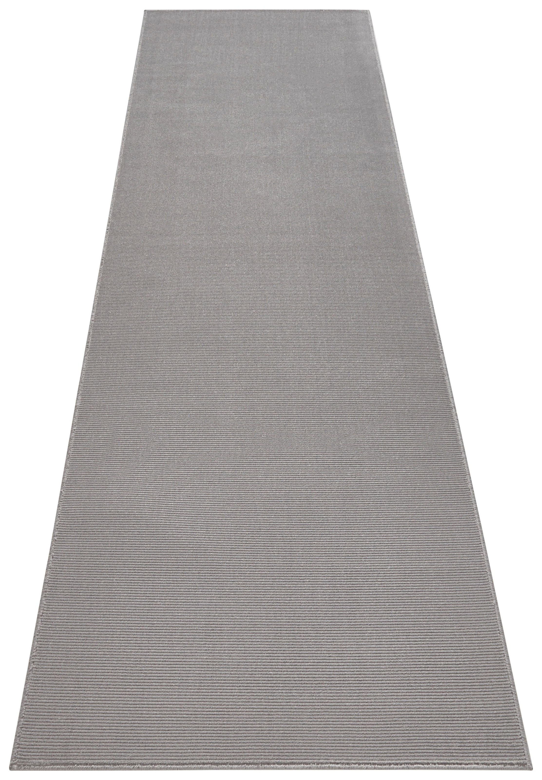 Image of ELLE DECORATION Läufer »Alagnon«, rechteckig, 6 mm Höhe, Kurzflor, Streifen Optik, samtige Oberfläche, Unifarben Design, Wohnzimmer, Schlafzimmer, Robust, Pflegeleicht bei Ackermann Versand Schweiz