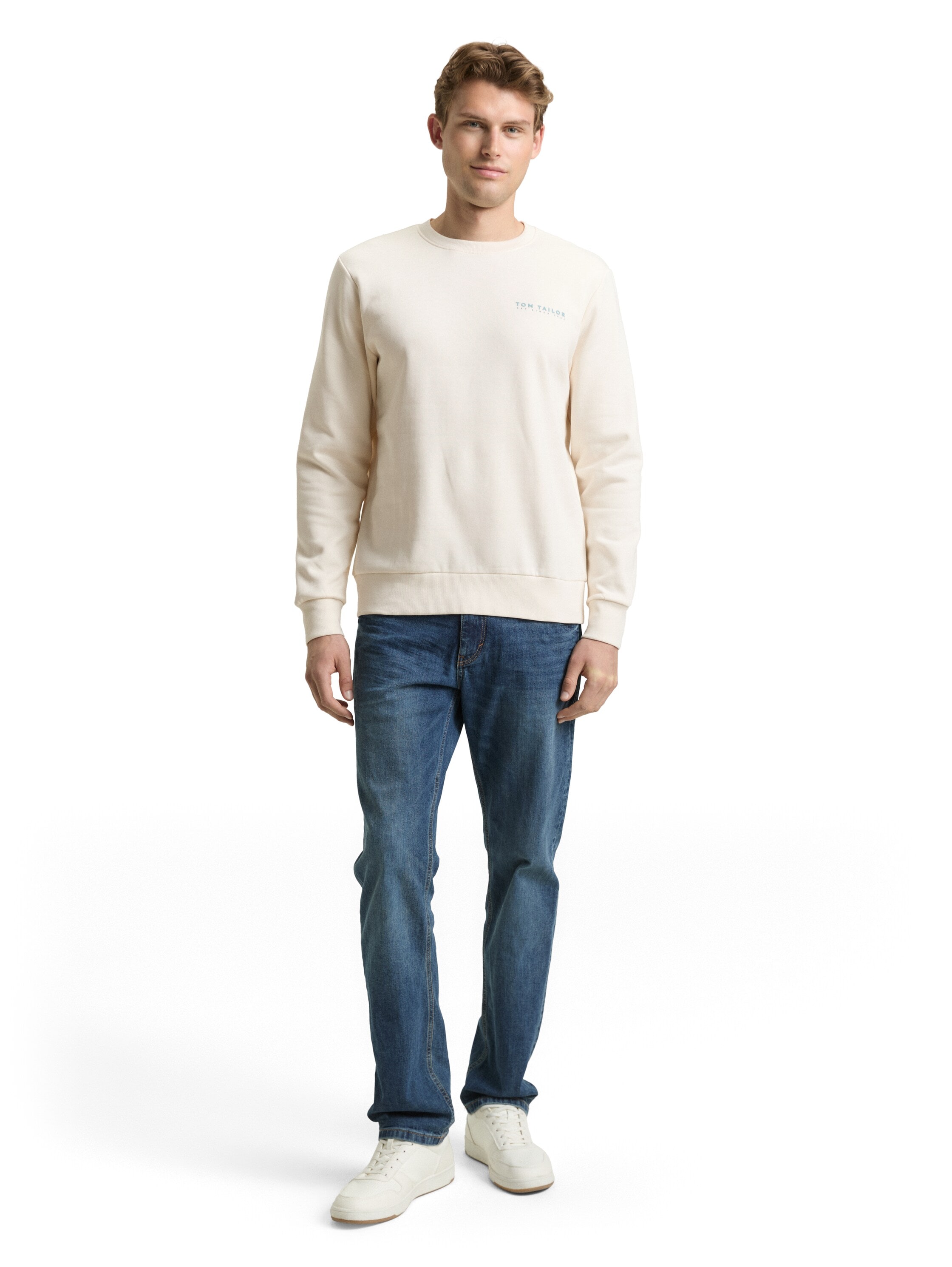 TOM TAILOR Sweat-shirt , avec broderie logo

