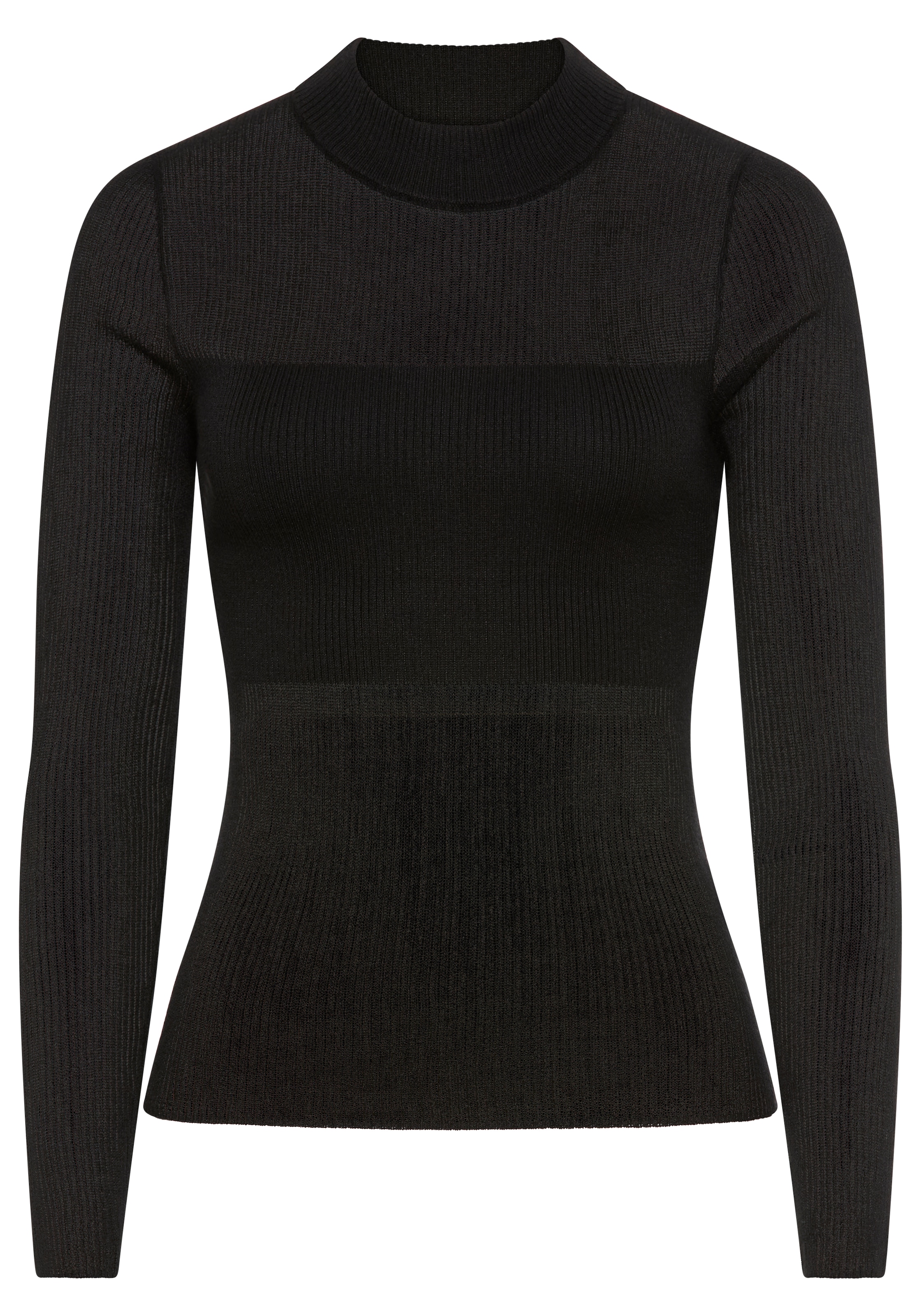 Image of HUGO Stehkragenpullover "Slumy" mit Bandeau-Effekt, Slim Fit