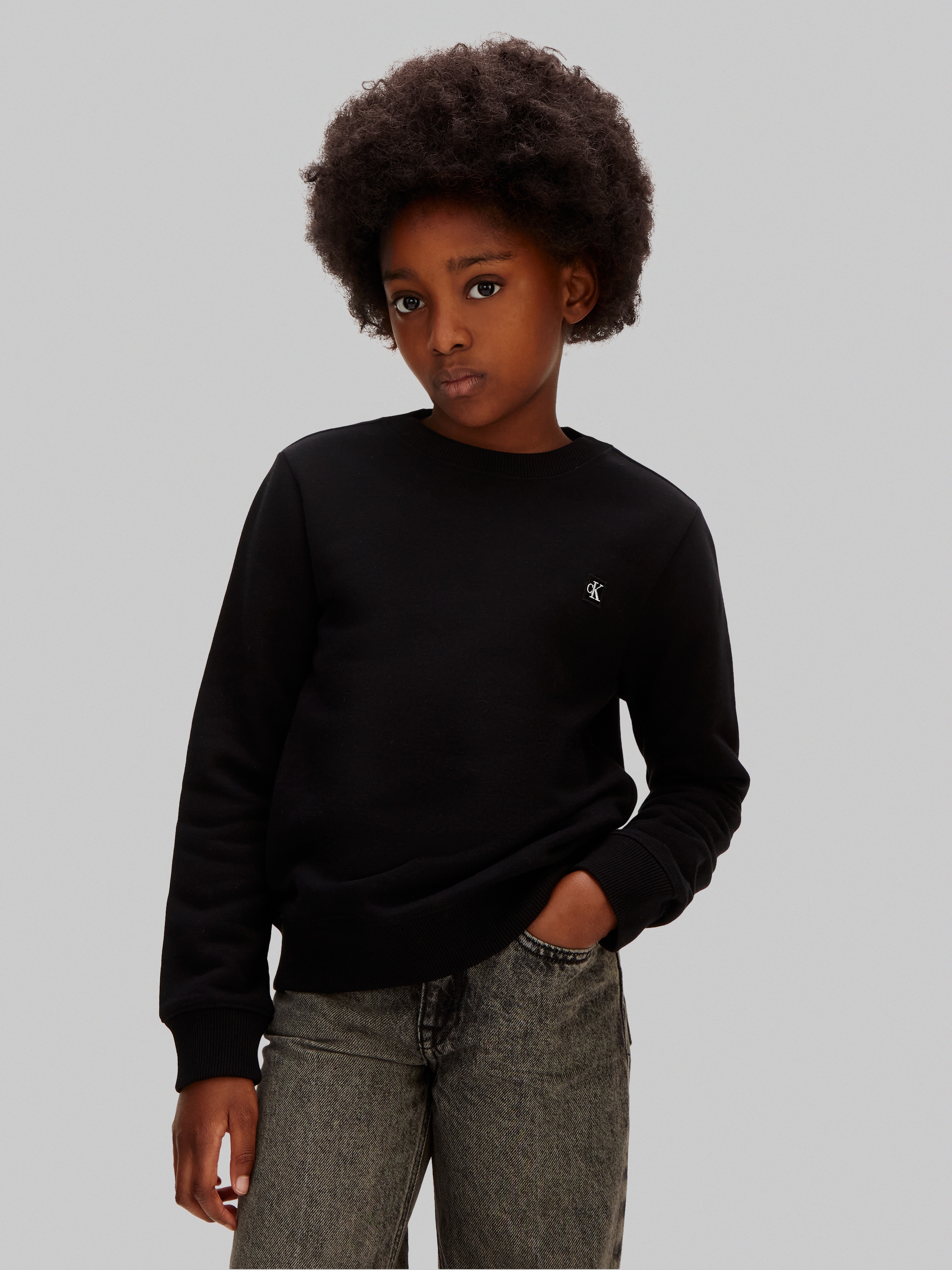 Image of Calvin Klein Jeans Sweatshirt "MINI BADGE", Regular fit für Kinder