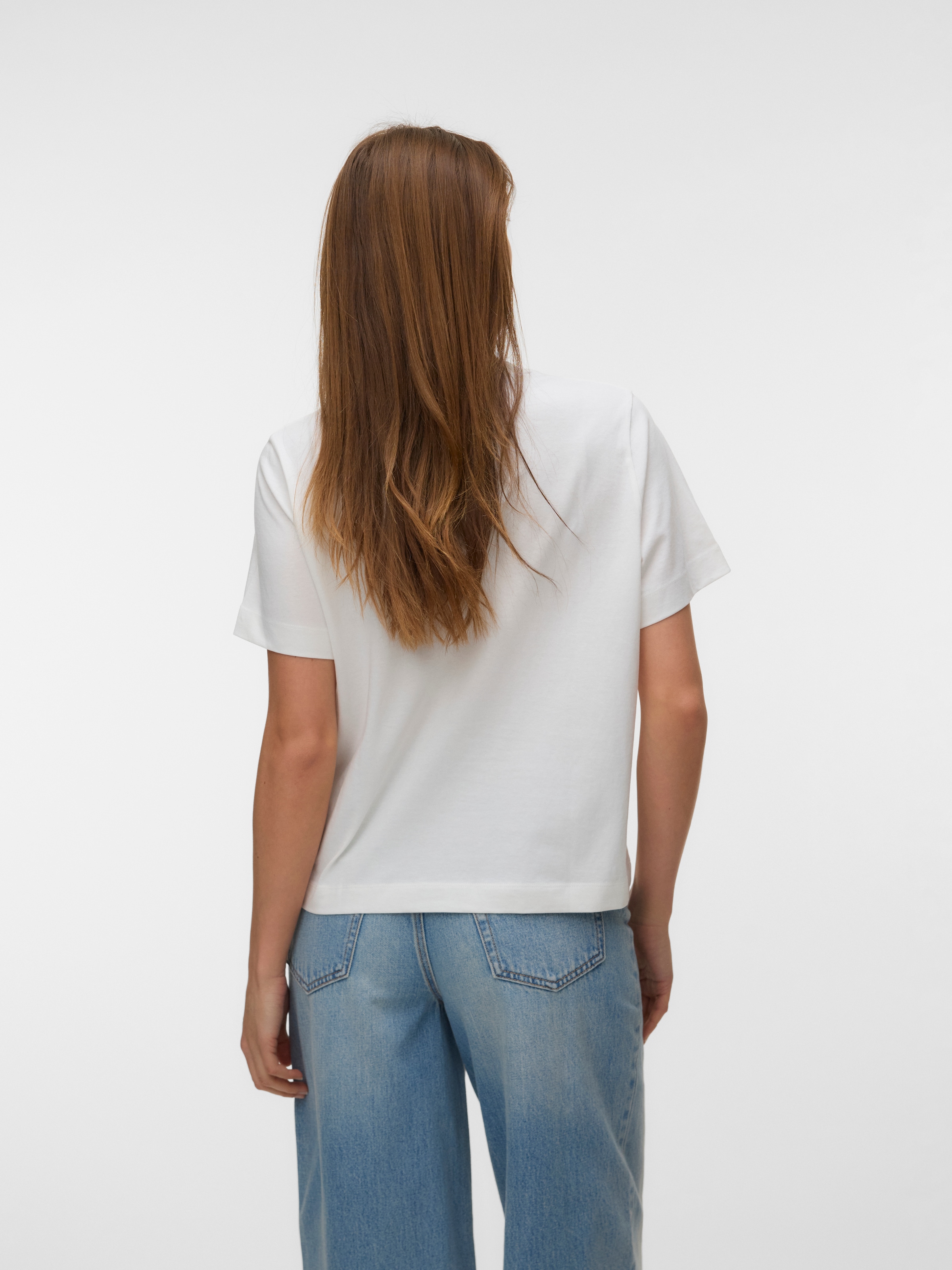 Vero Moda T-shirt à manches courtes »VMSALLI METTE SS TOP BOX JRS« coton, coupe régulière
