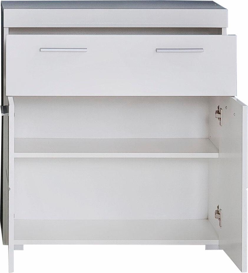 welltime Unterschrank »Avena«, Badezimmerschrank mit 1 grossen Schubkasten und 2 Türen - 73/31/79 cm